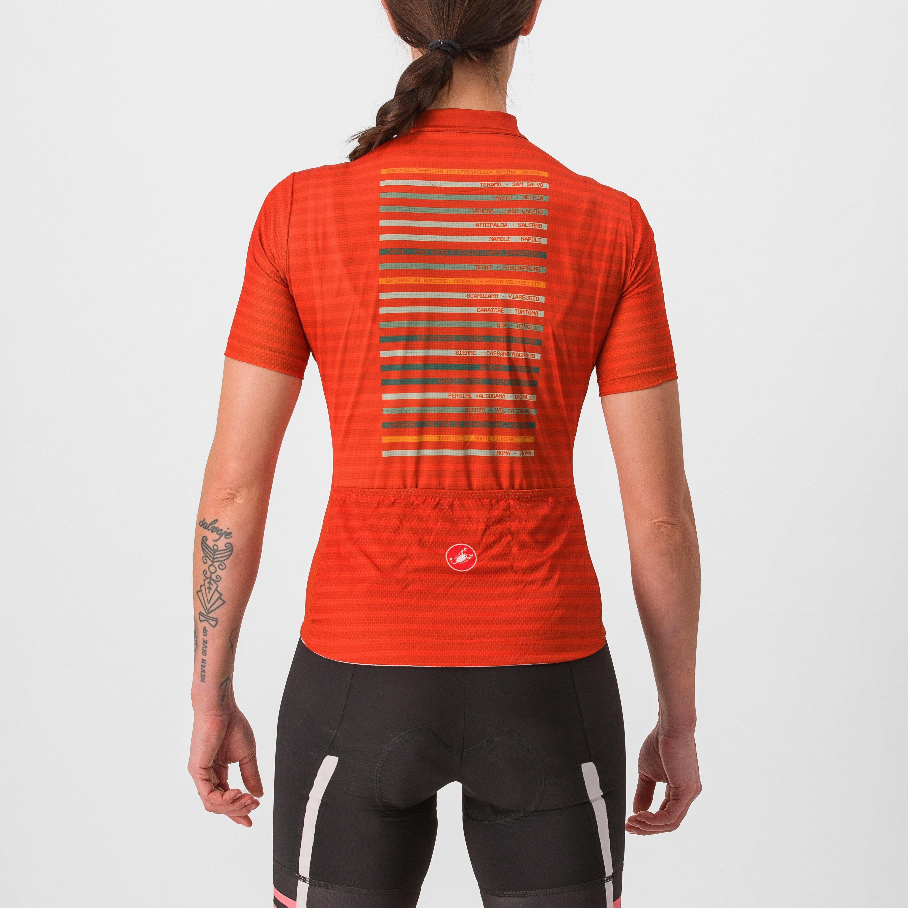 #giro106 w jersey - rosso argilla - castelli