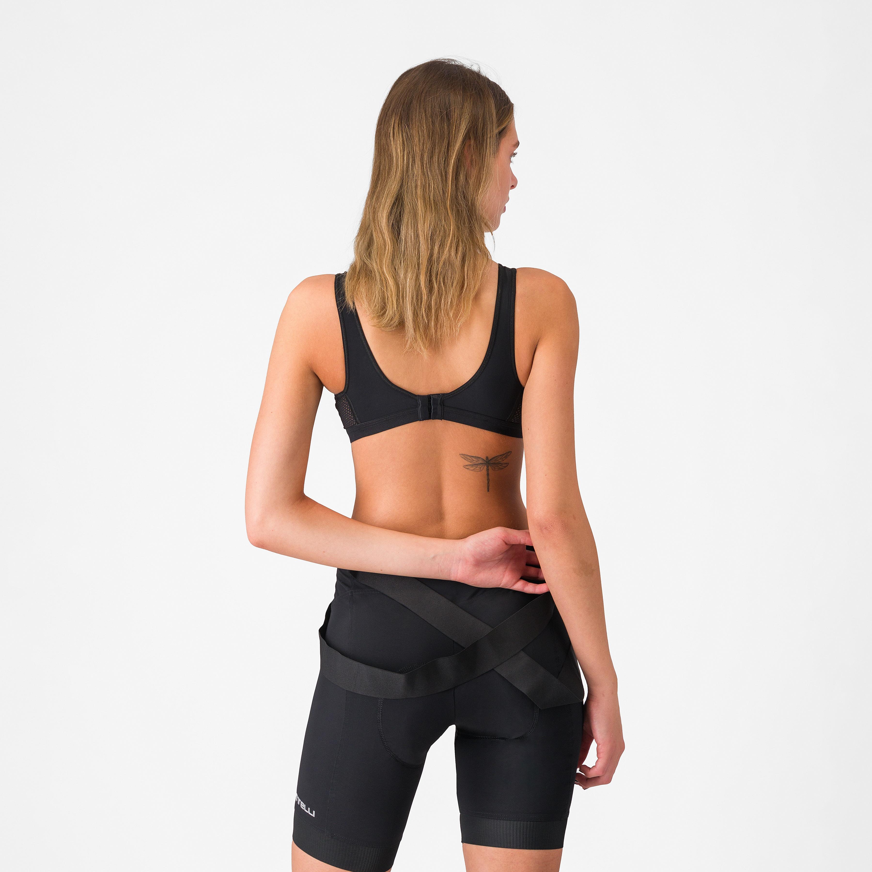 Rosso corsa bra - black - castelli