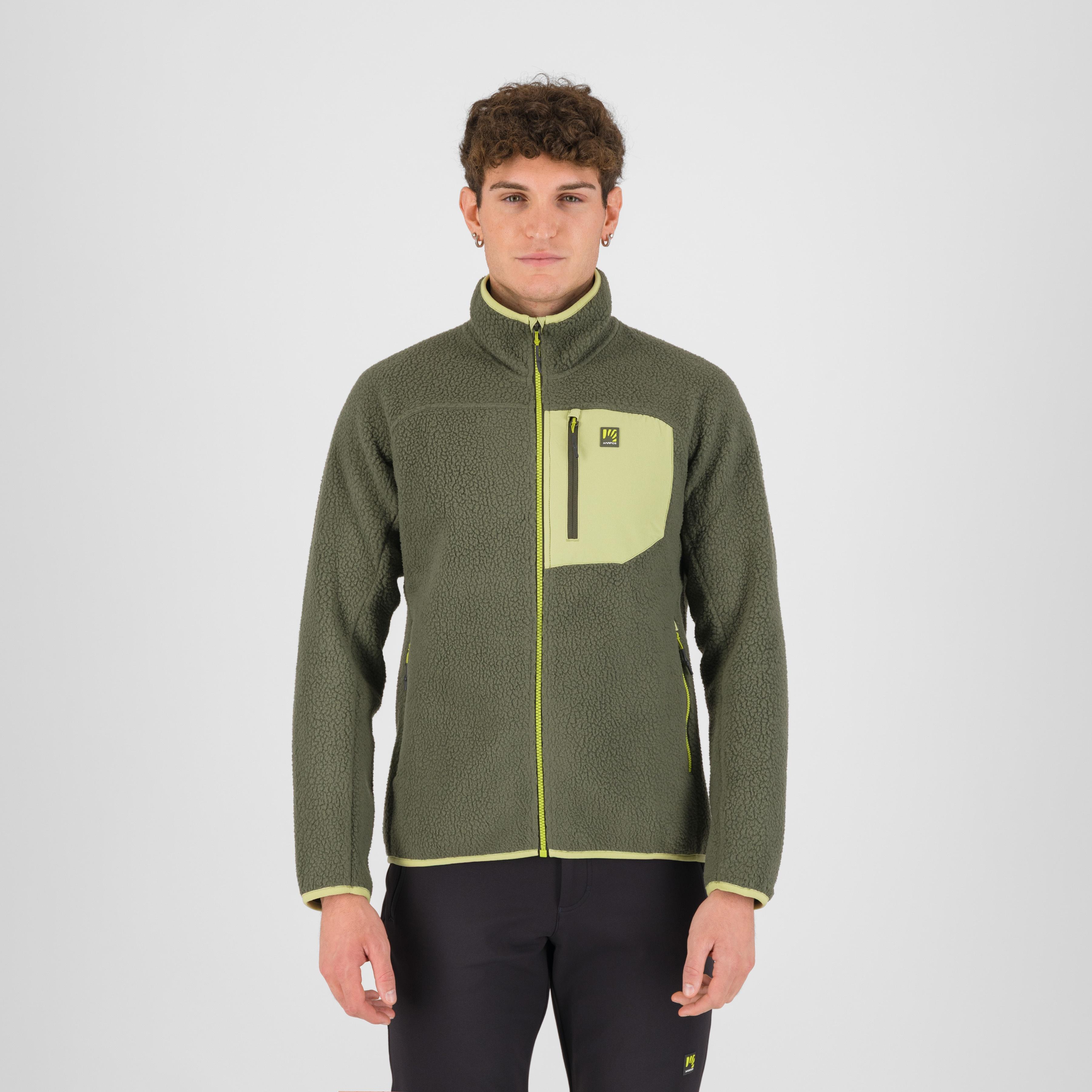 Moiazza retrò fleece - deep depths/tarragon - karpos