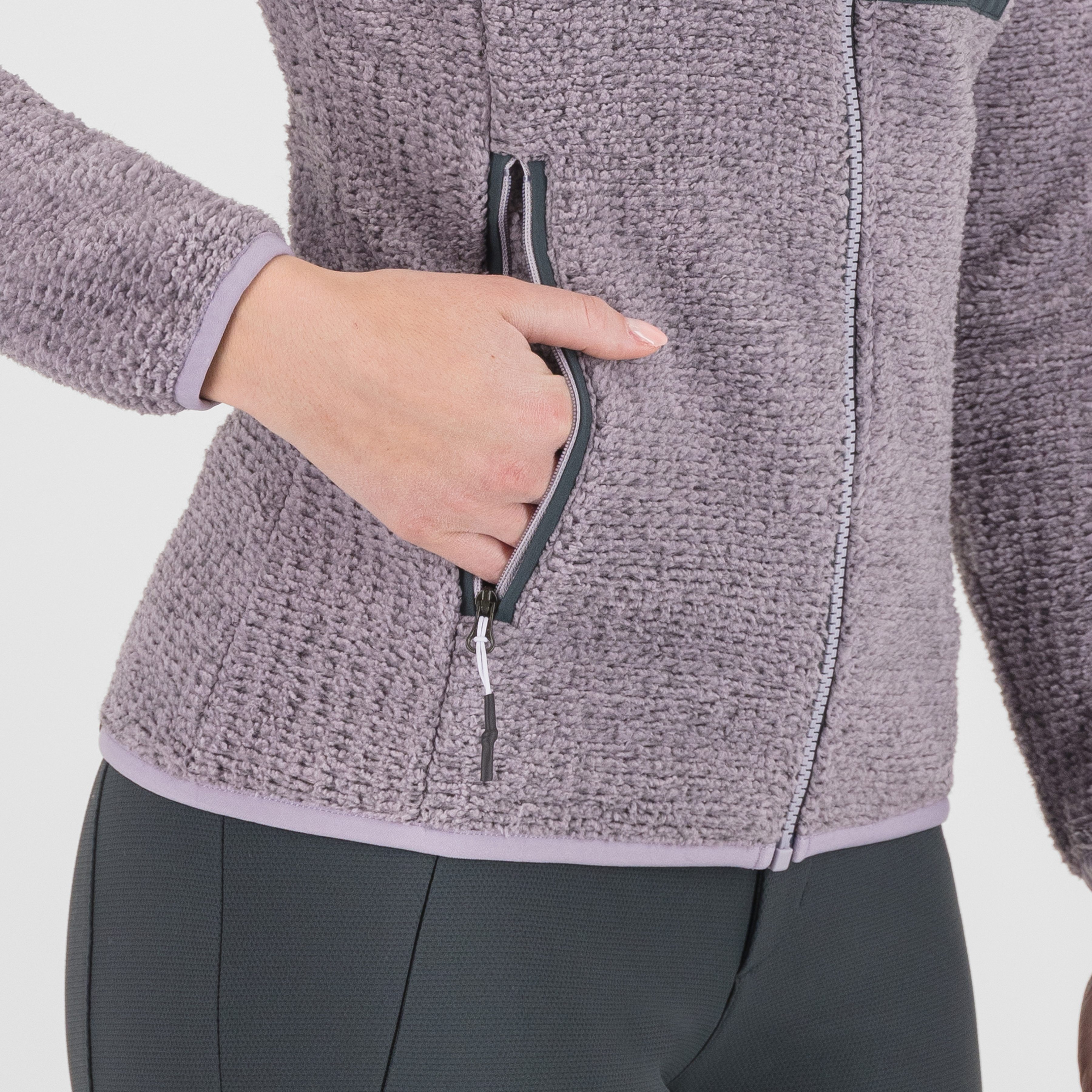 Rocchetta evo w fleece - lavender/woodl.gray - karpos