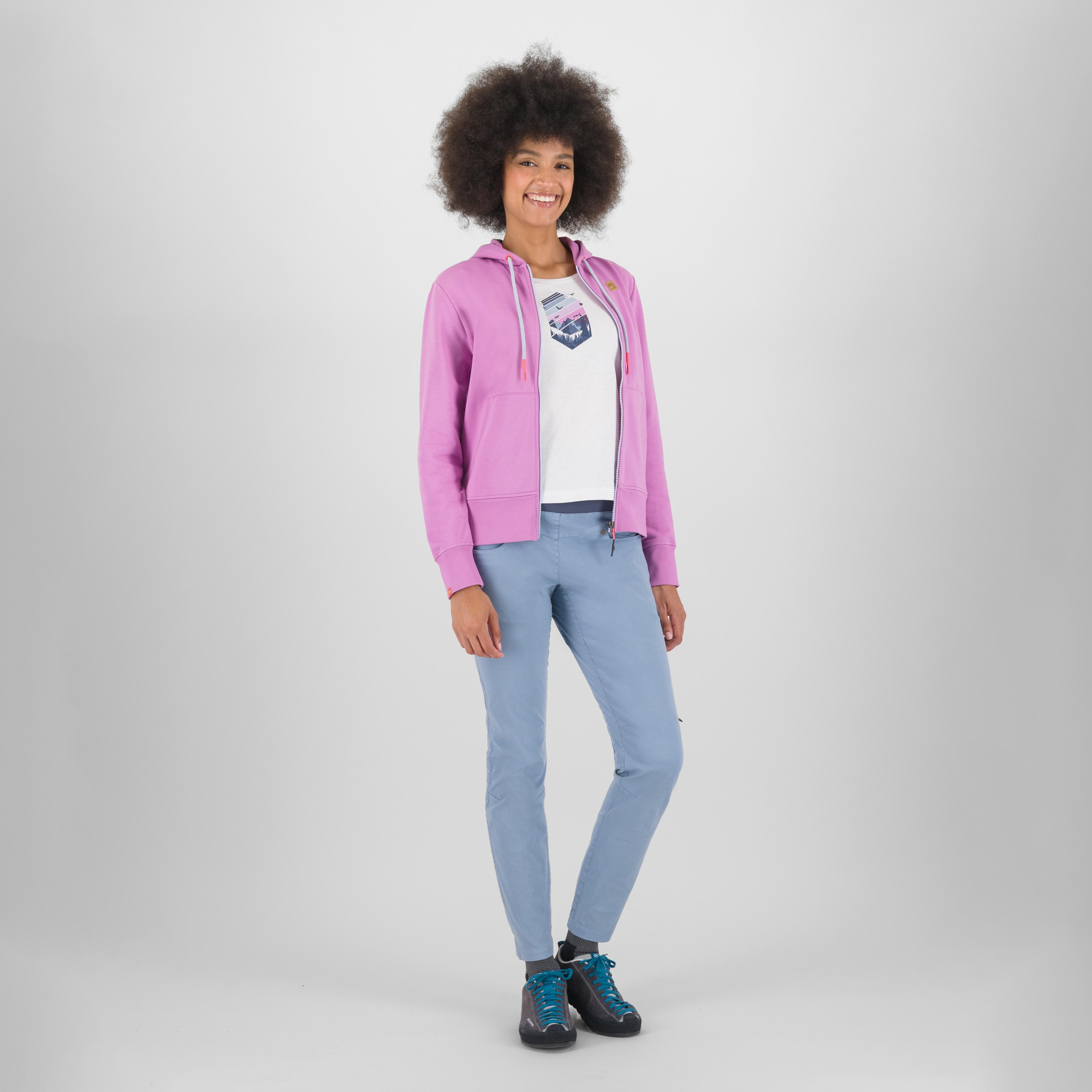 Volpe w full zip hoodie - bloom - karpos
