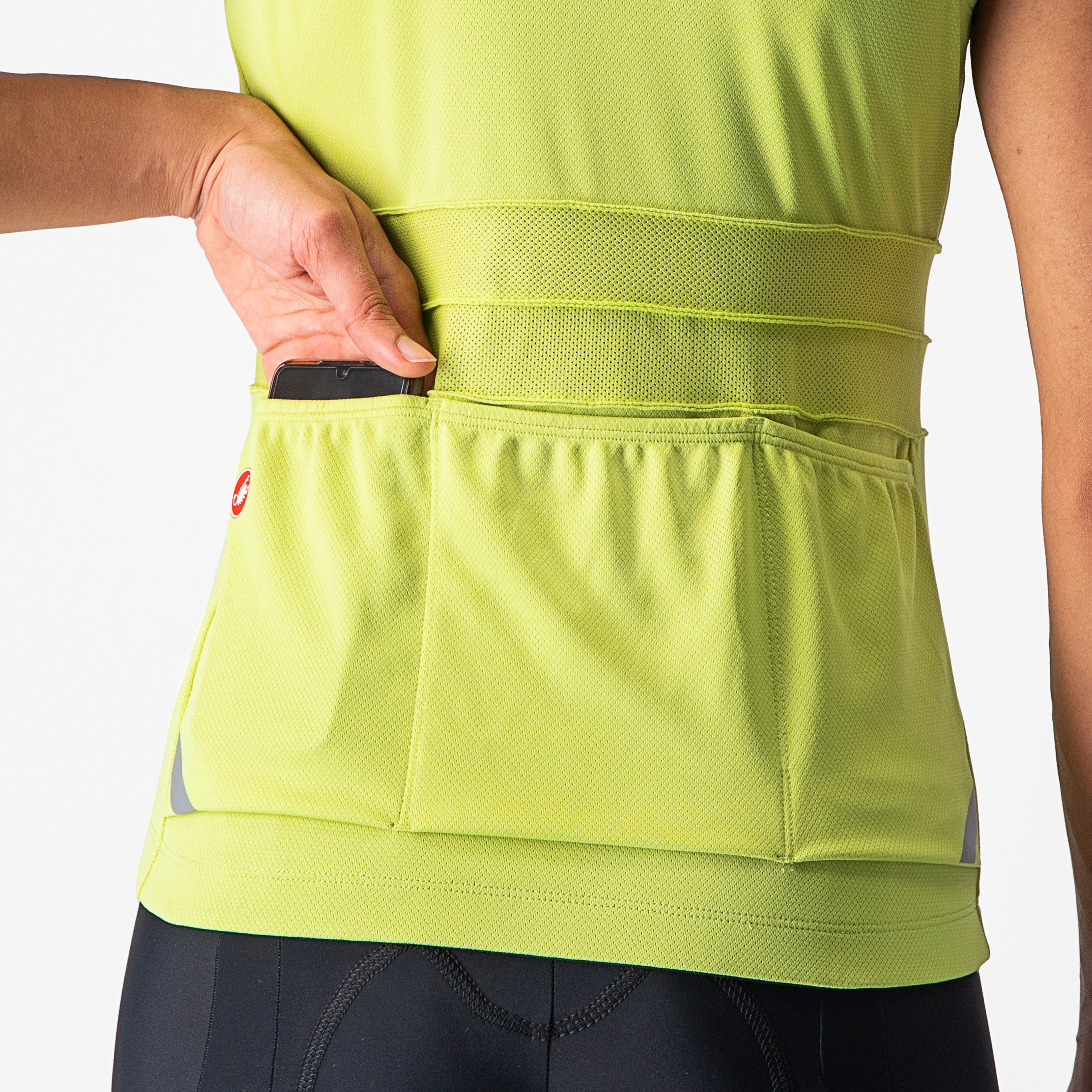 Anima 4 sleeveless - bright lime/absinthe - castelli