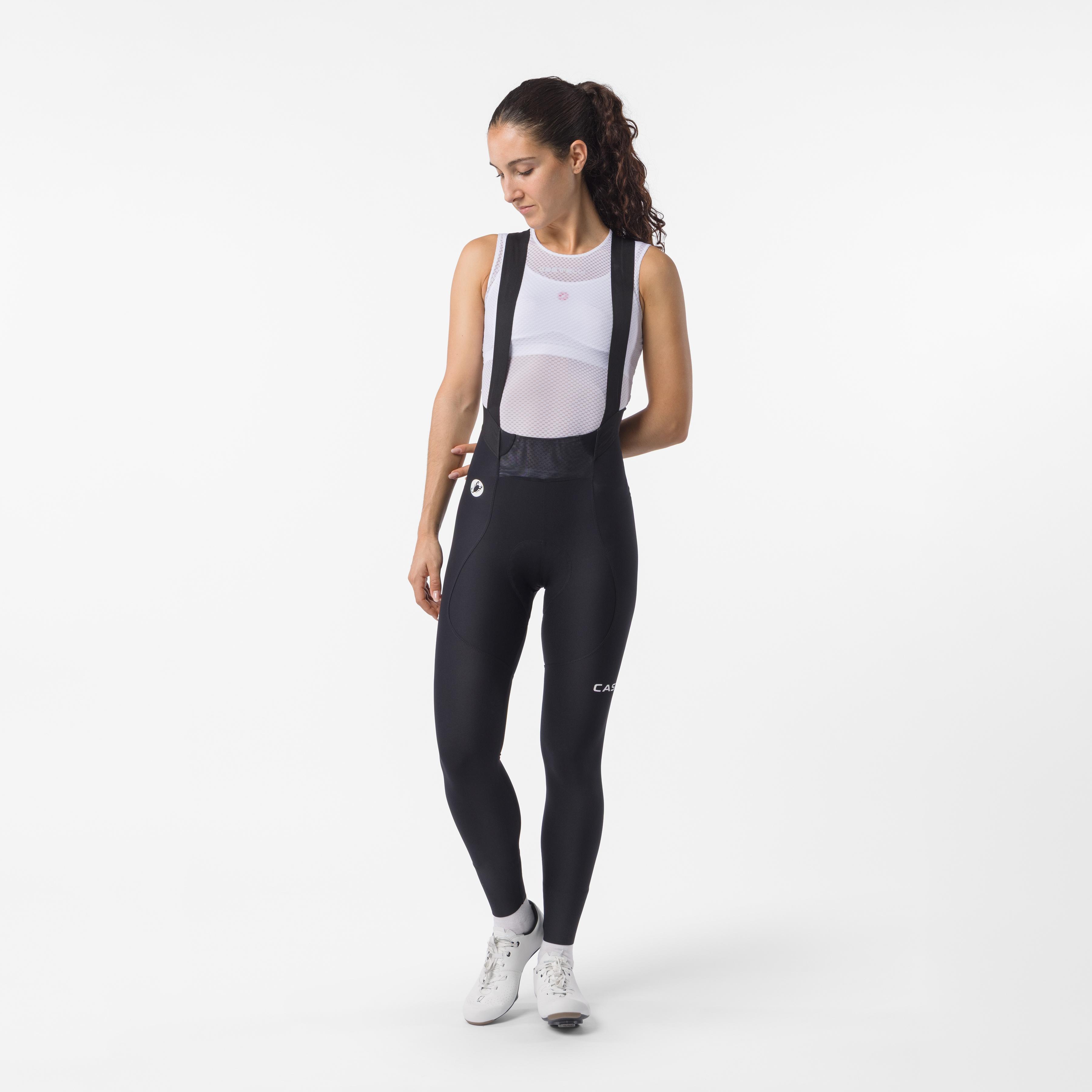 Espresso w dt trnstn bibtight - black - castelli