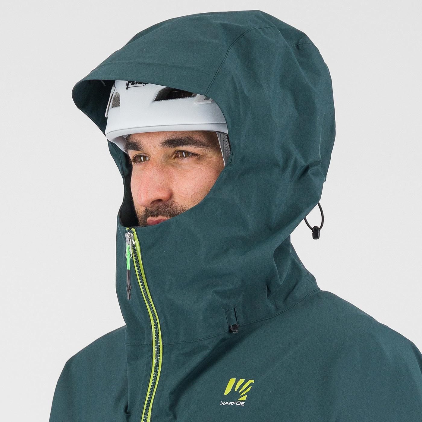 Highest goretex shell jacket - atlantic/forest - karpos