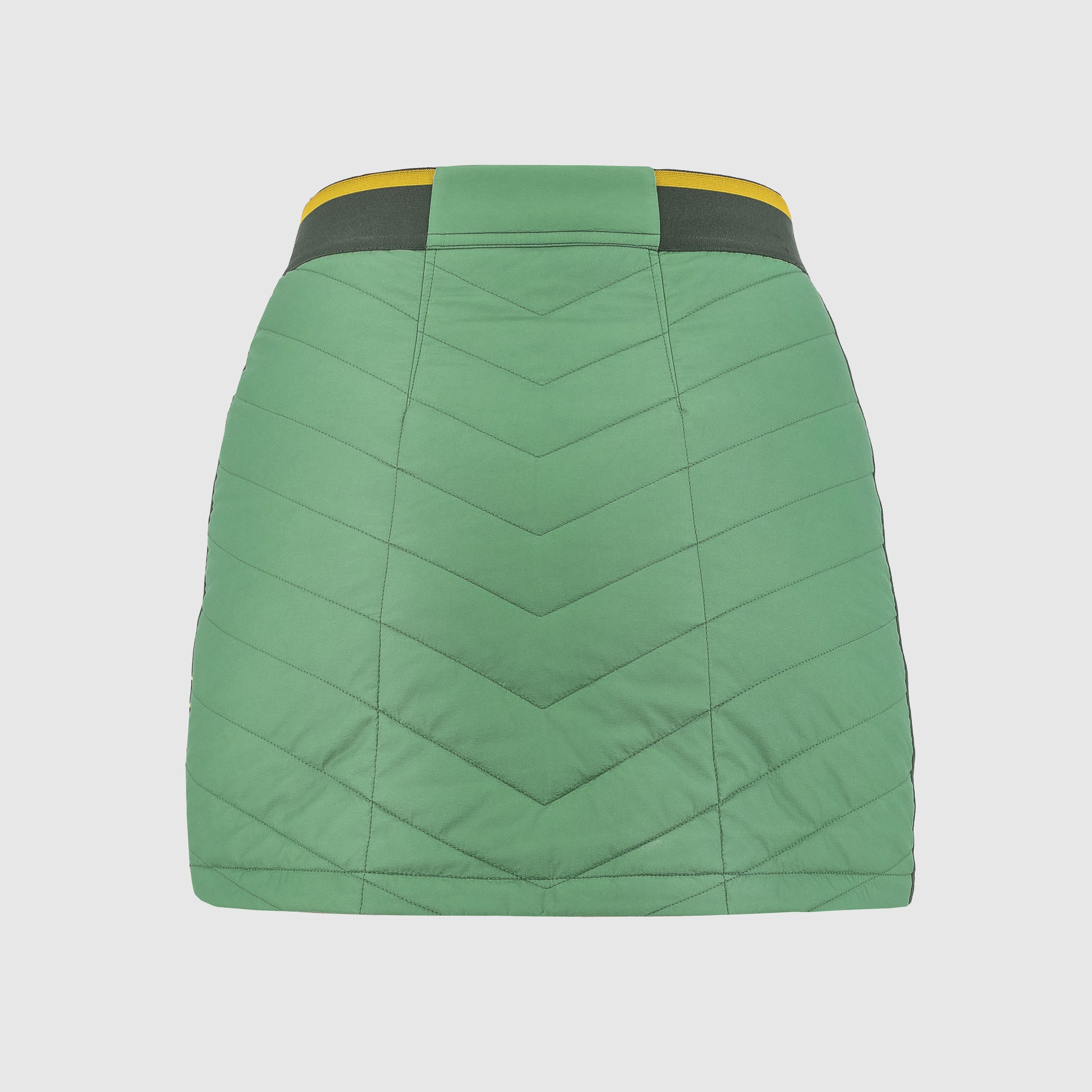 Alagna plus evo w skirt - frosty s/jungle green - karpos