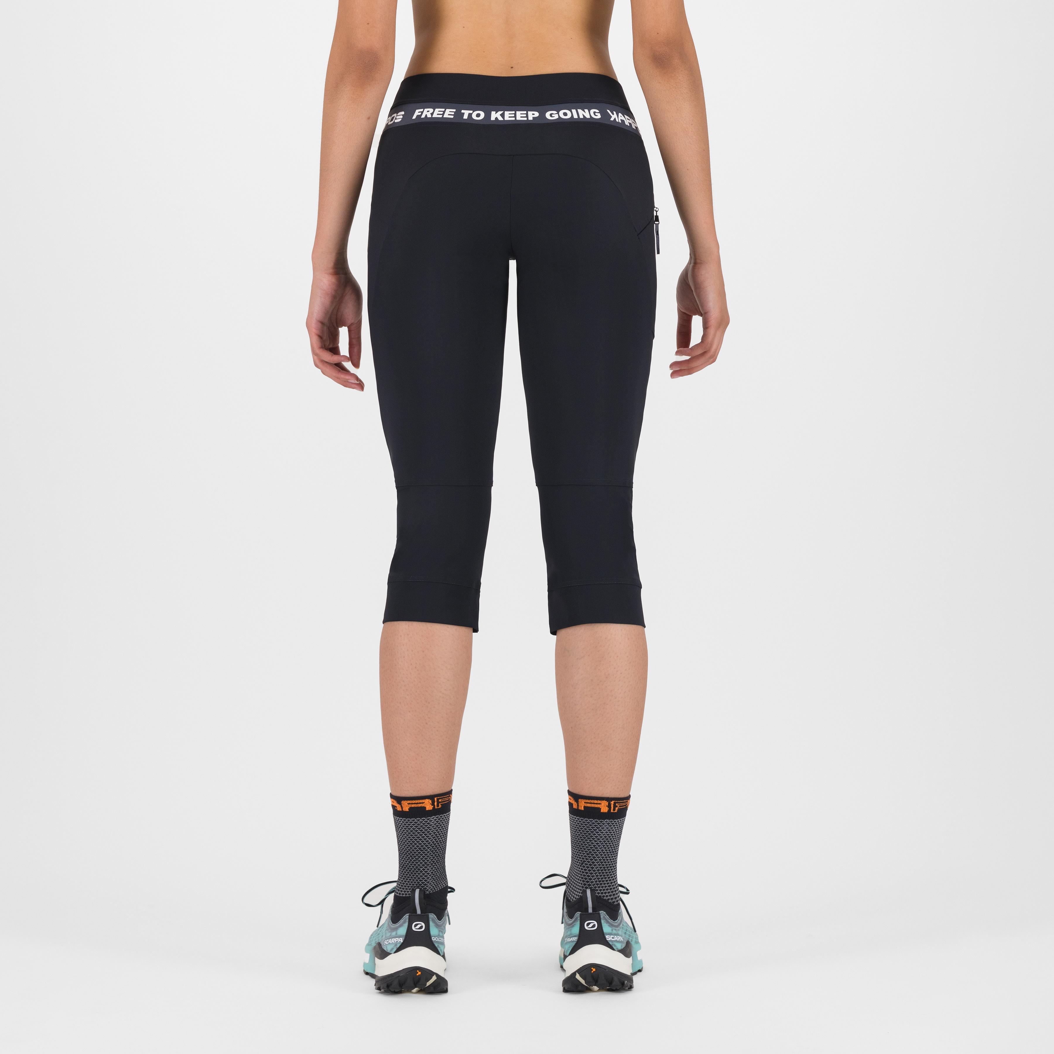 Easyfrizz w 3 4 pant - black/ombre blue - karpos