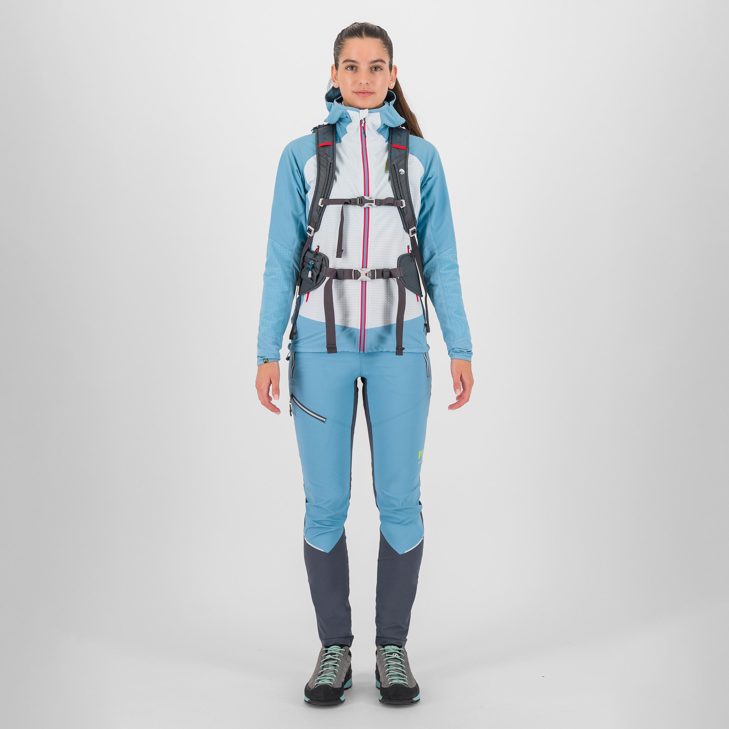 Lede w jacket - sky writing/delphinium - karpos