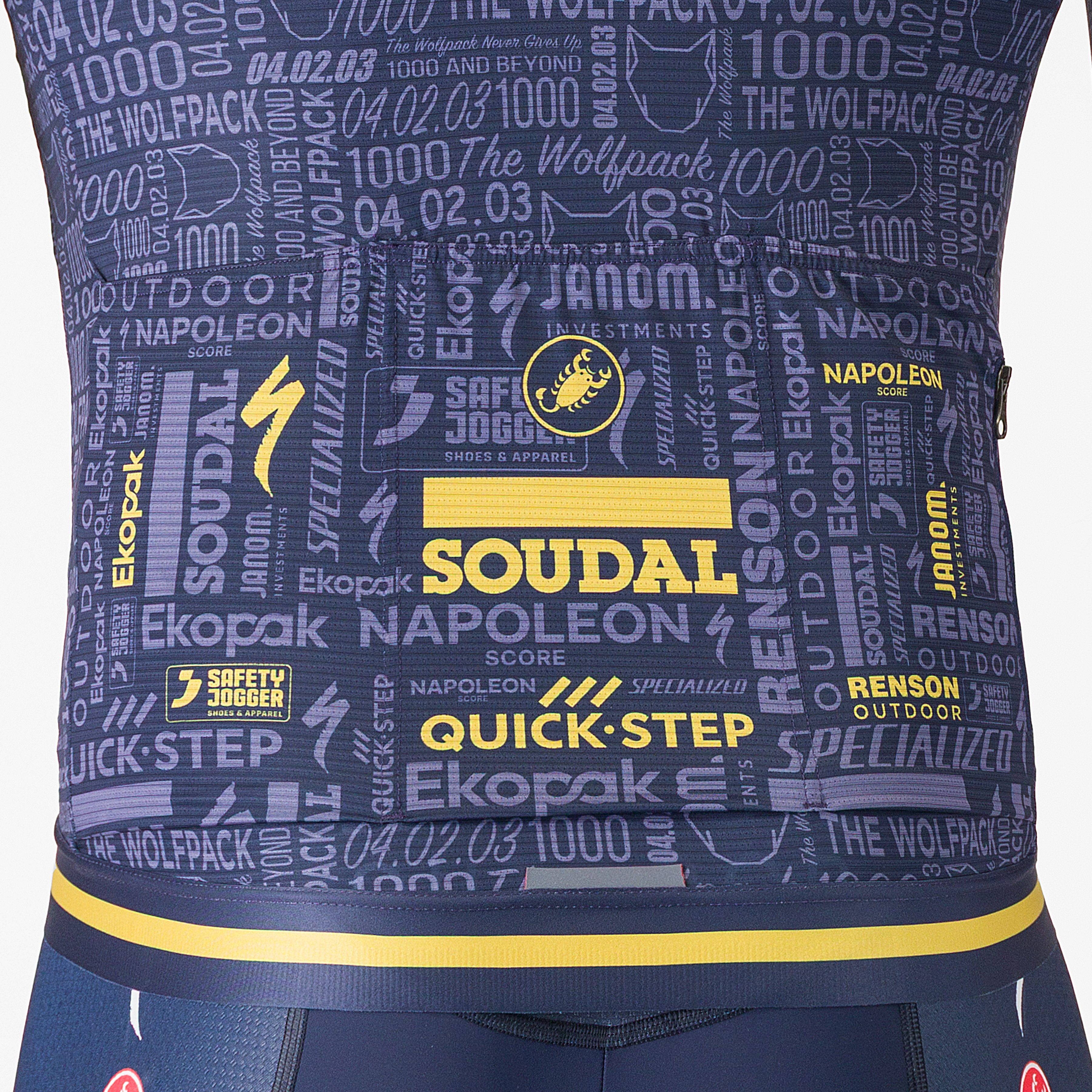 Wolfpack 1000 victory - belgian blue/gold - castelli