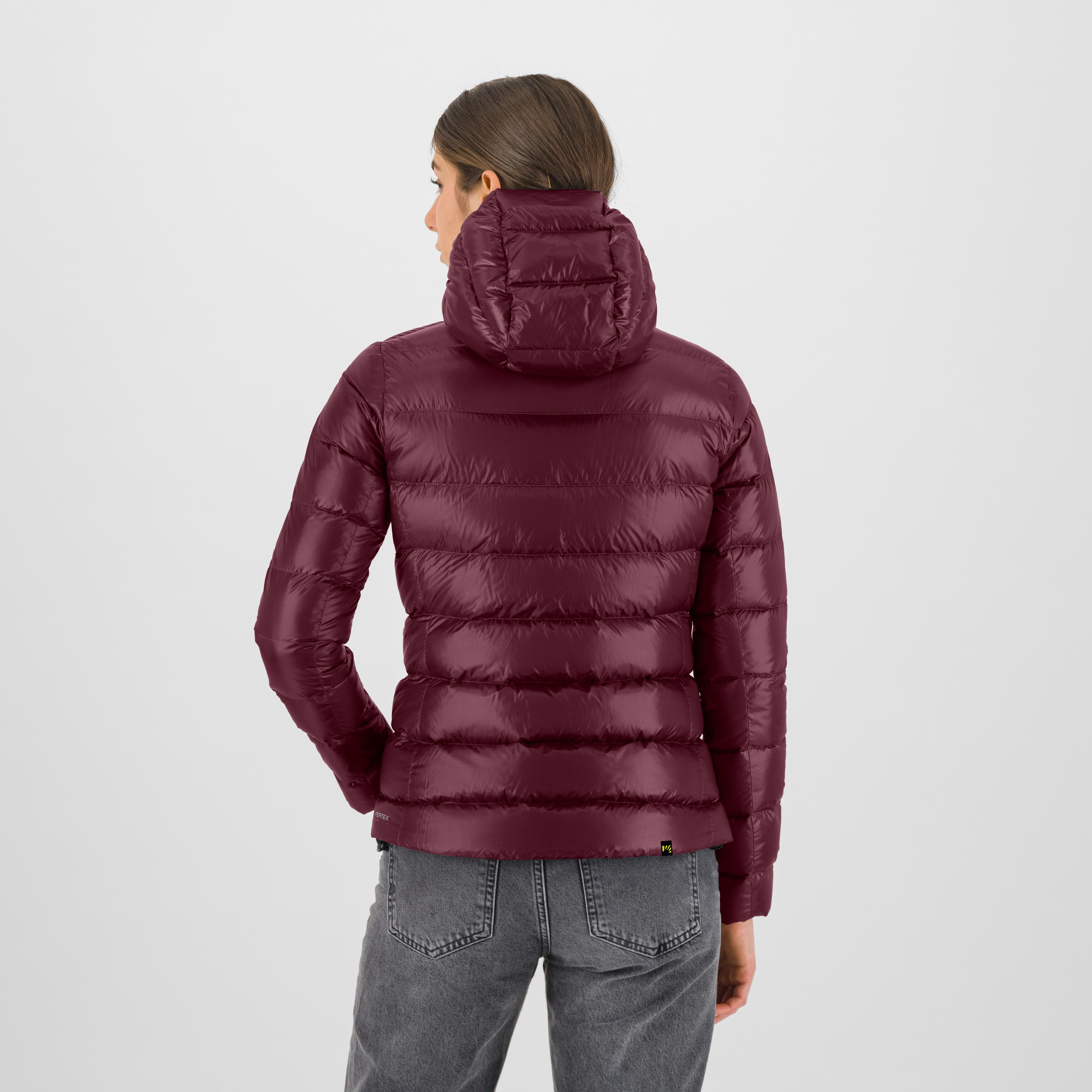 Philipp flamm w hoodie jacket. - crimson - karpos