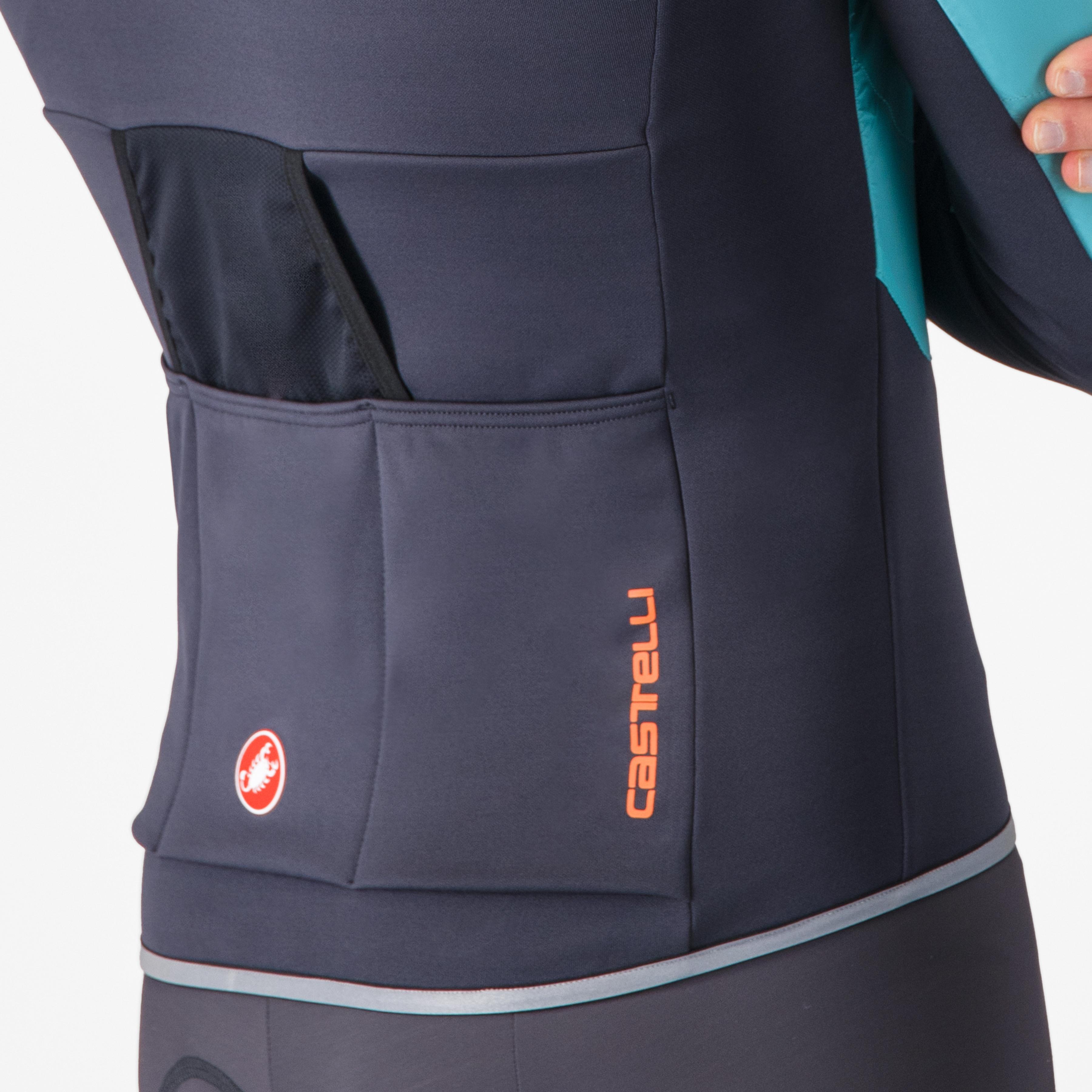 Unlimited jacket - pool blue/dark gray - castelli