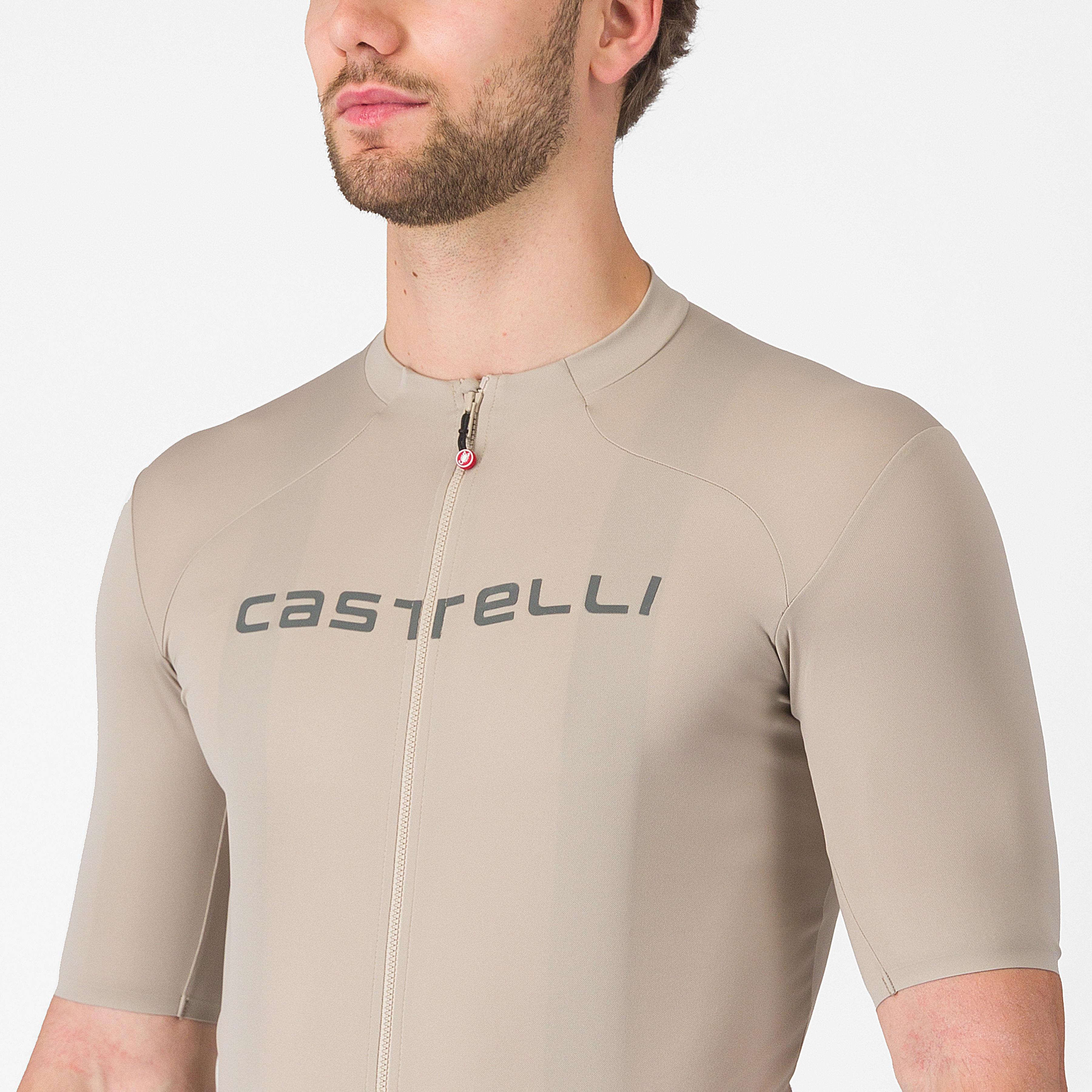 Prologo lite jersey - clay/gunmetal gray - castelli