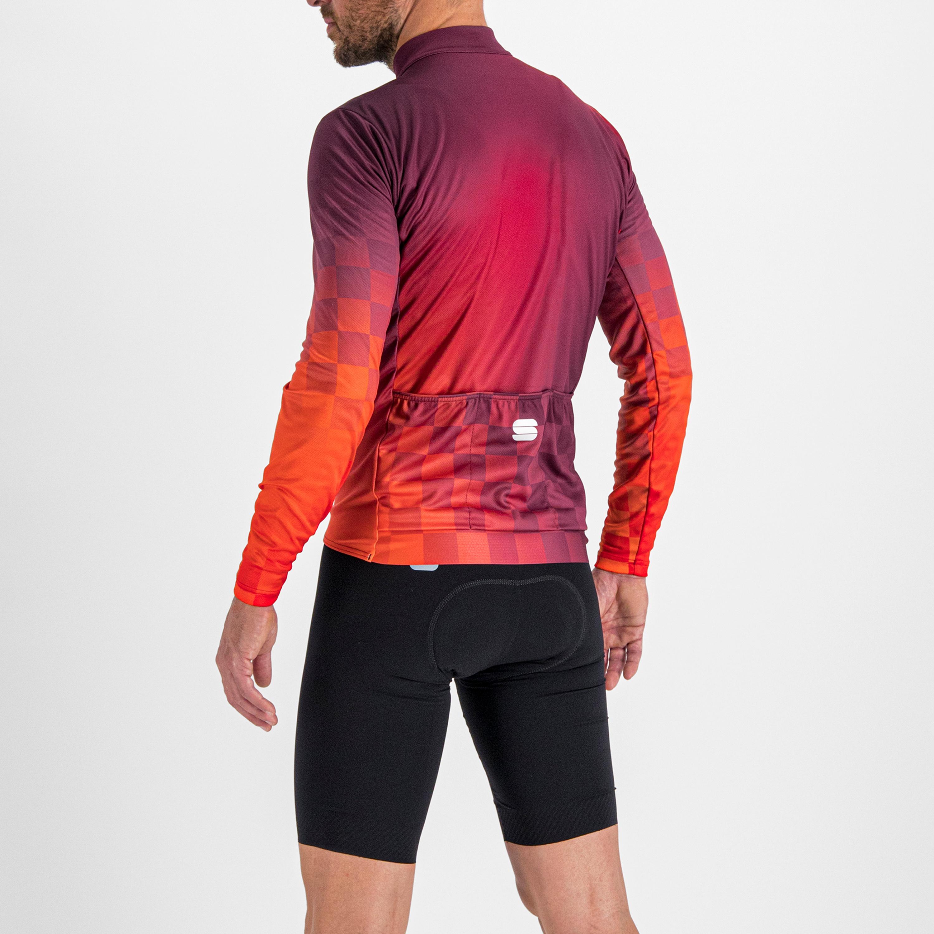 Rocket thermal jersey - red rumba pompelmo - sportful