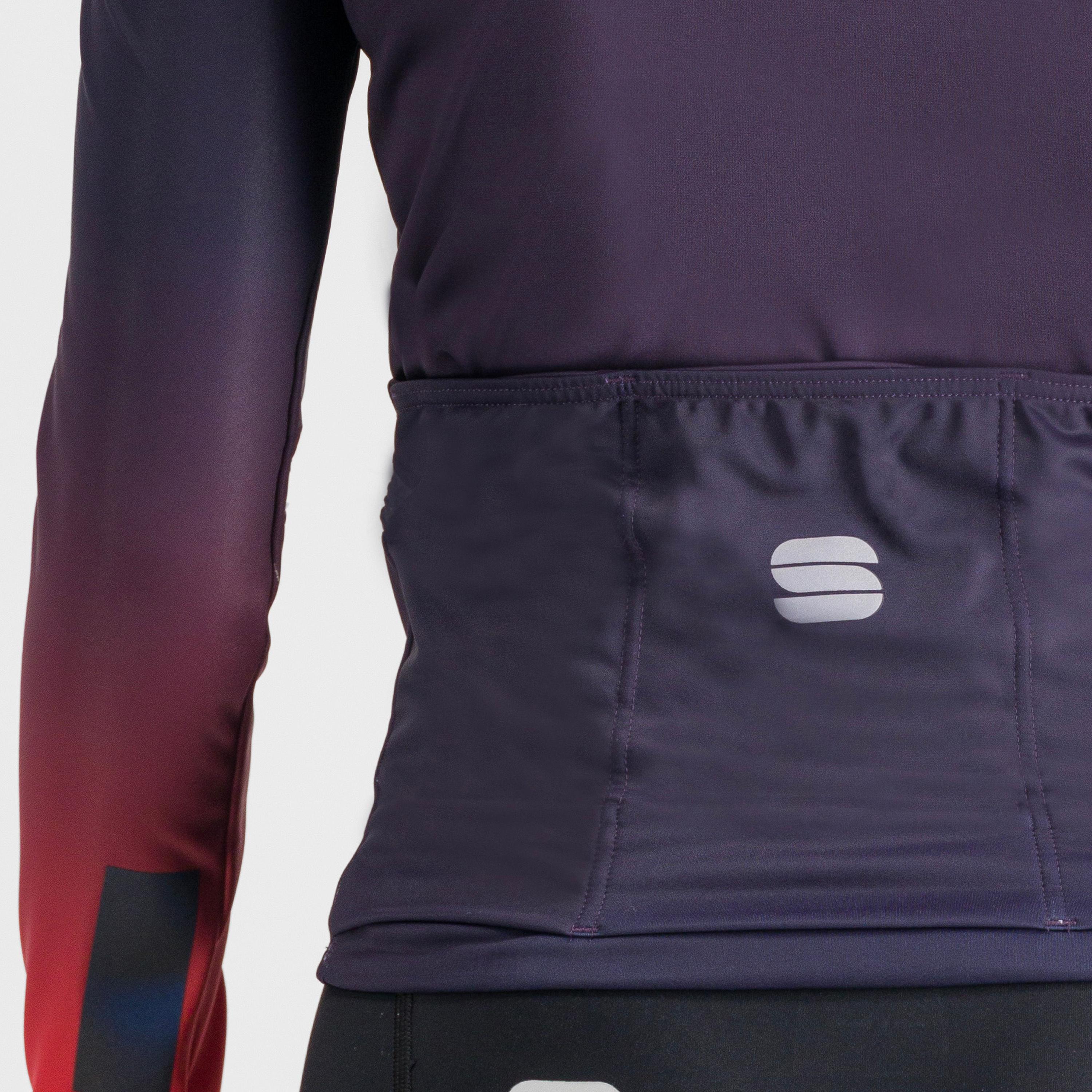 Bodyfit pro w thermal jersey - nighshade pompelmo - sportful