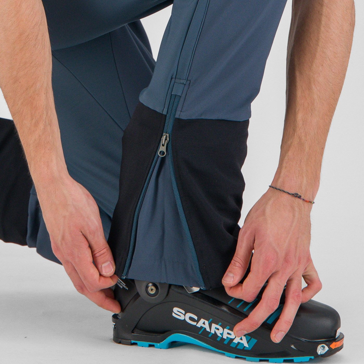 Grand mont skimo pant - midnight/green flash - karpos