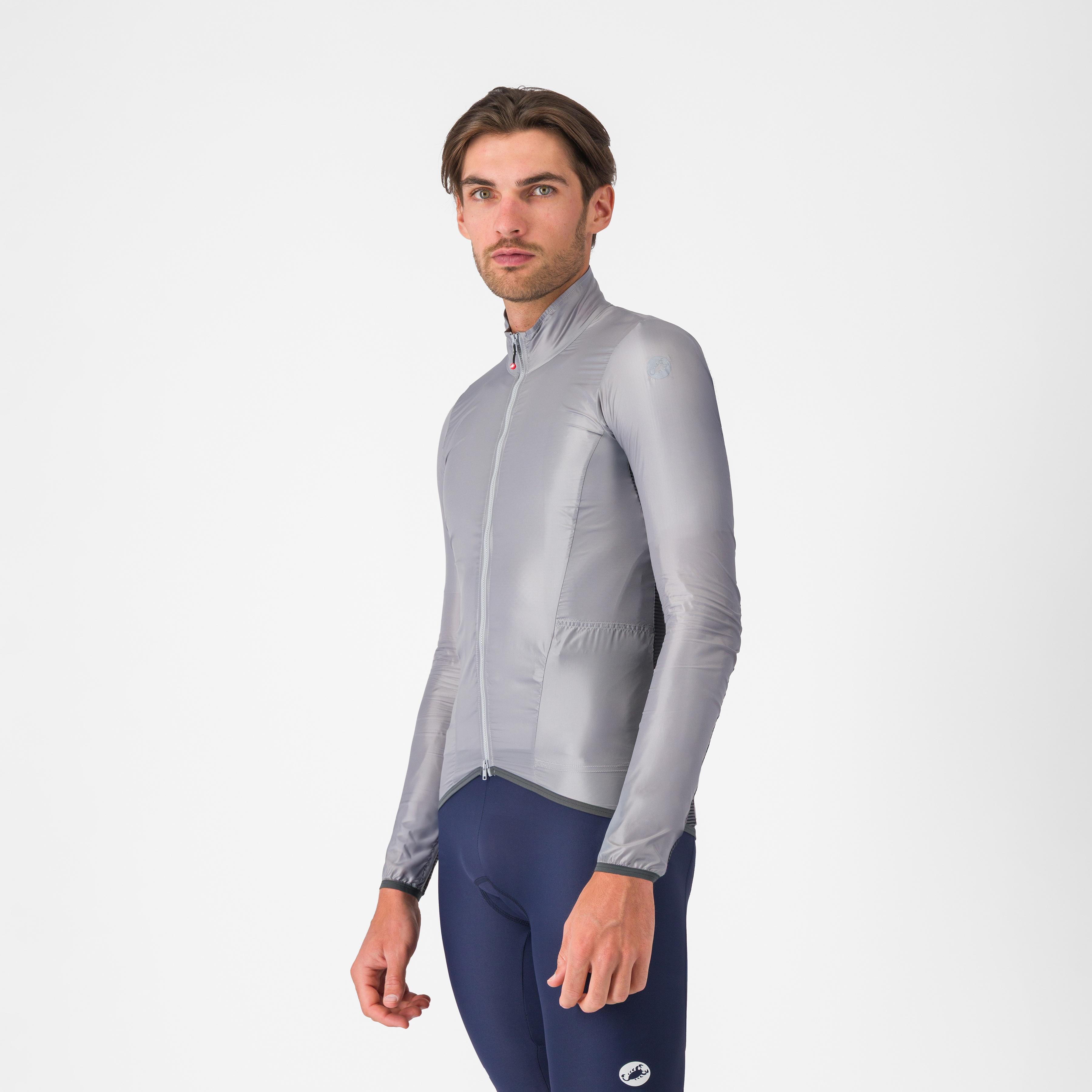 Aria shell 2 jacket - silver gray/dark gray - castelli