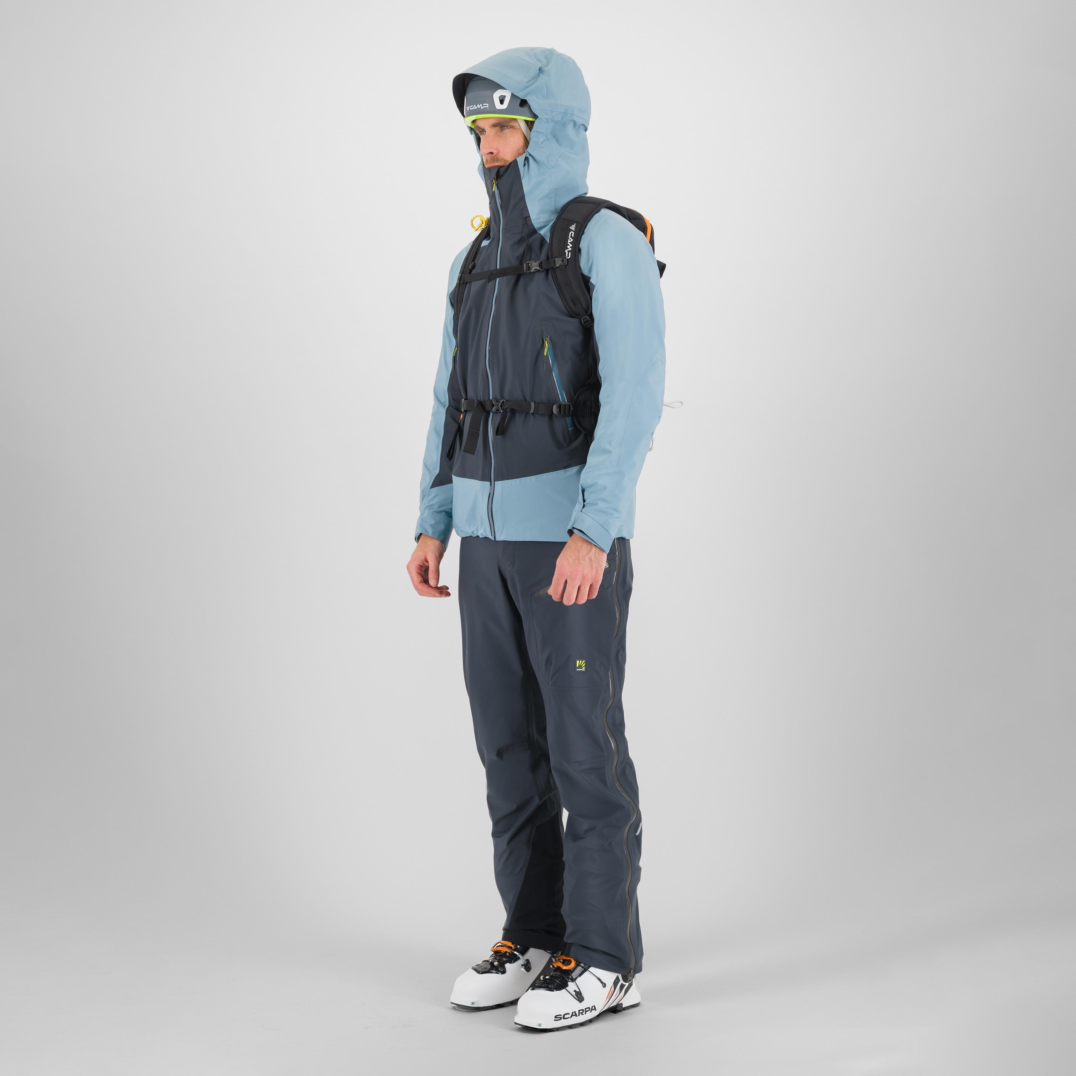 Storm evo jacket - woodl.gray/smoke blue - karpos