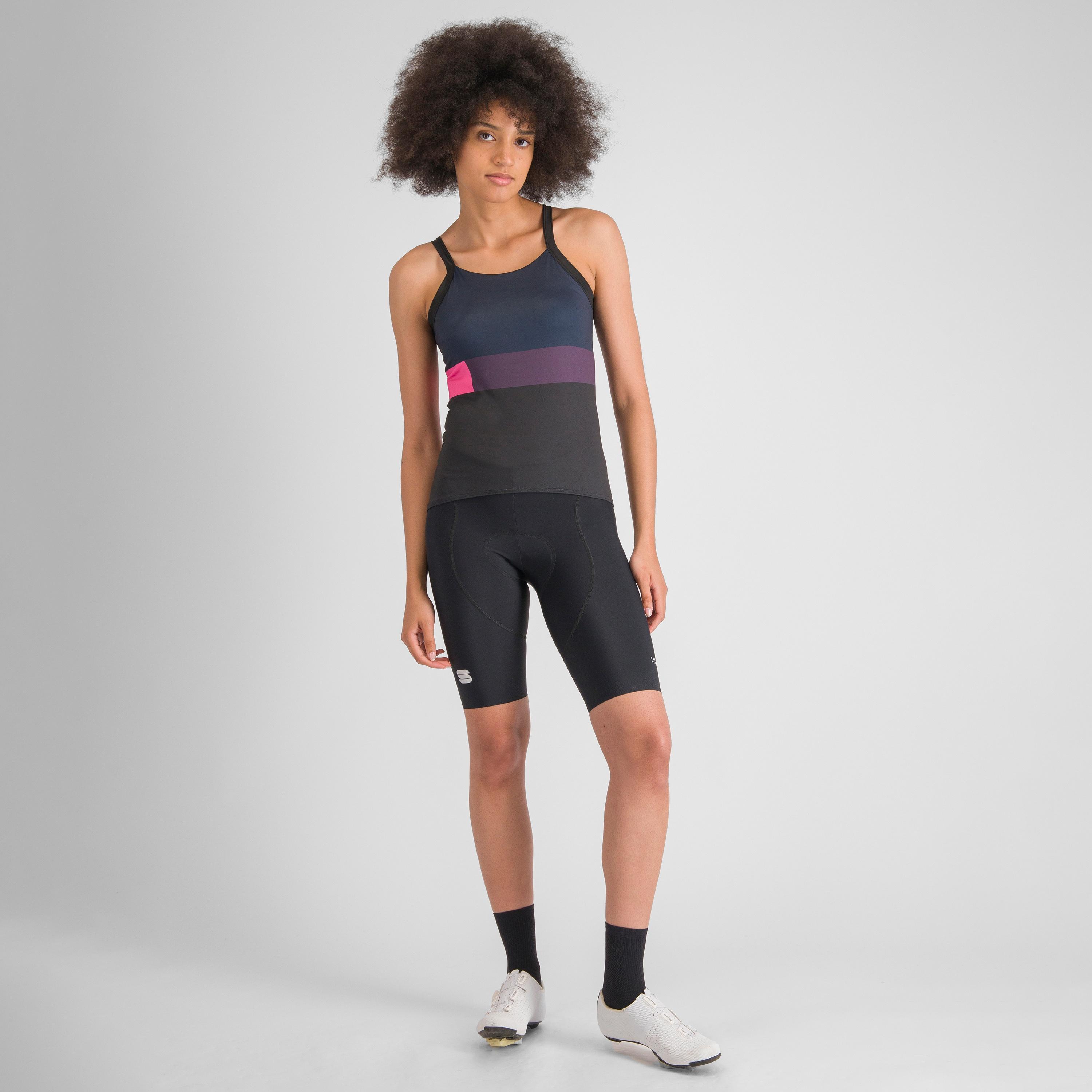 Snap w top - black galaxy blue - sportful