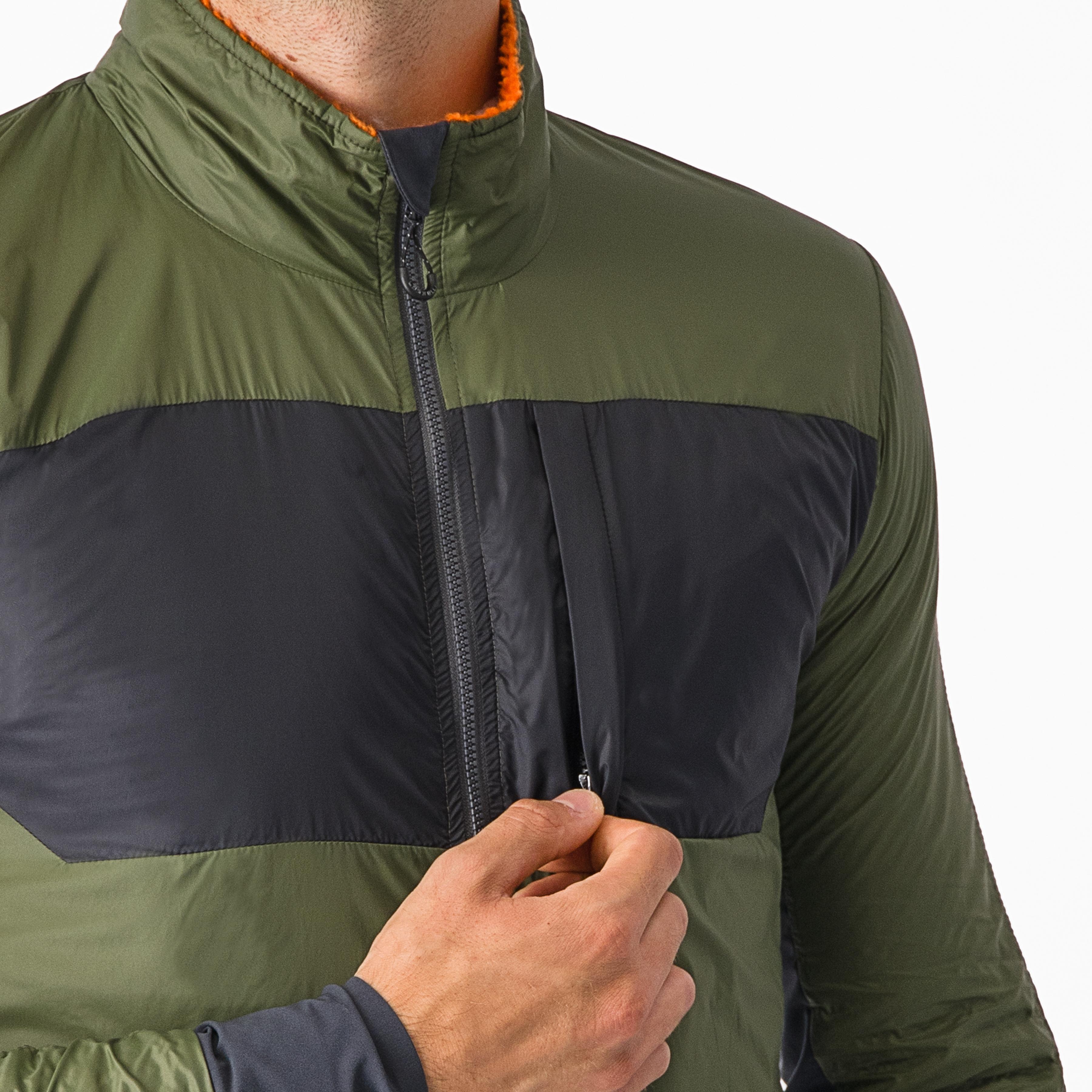 Unlimited puffy jacket - light military green/dark gray - castelli