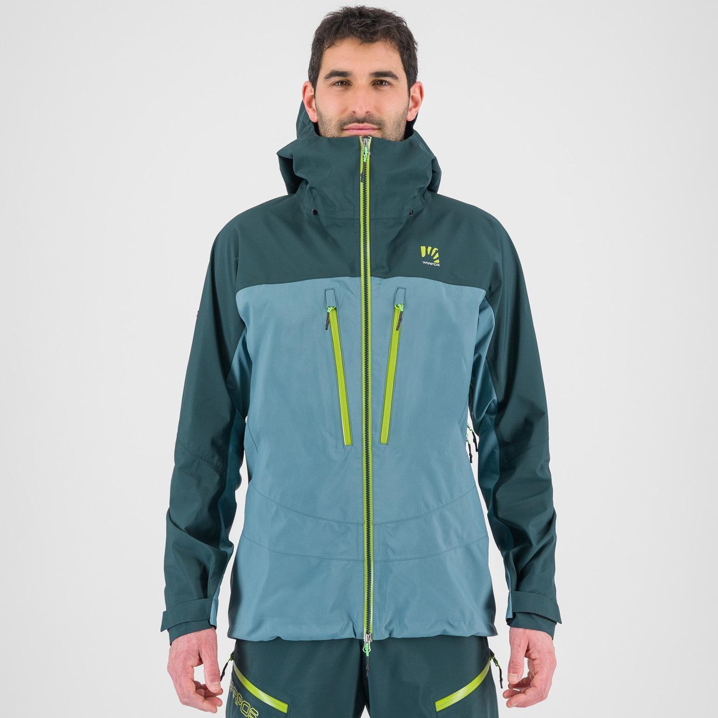 Highest goretex shell jacket - atlantic/forest - karpos