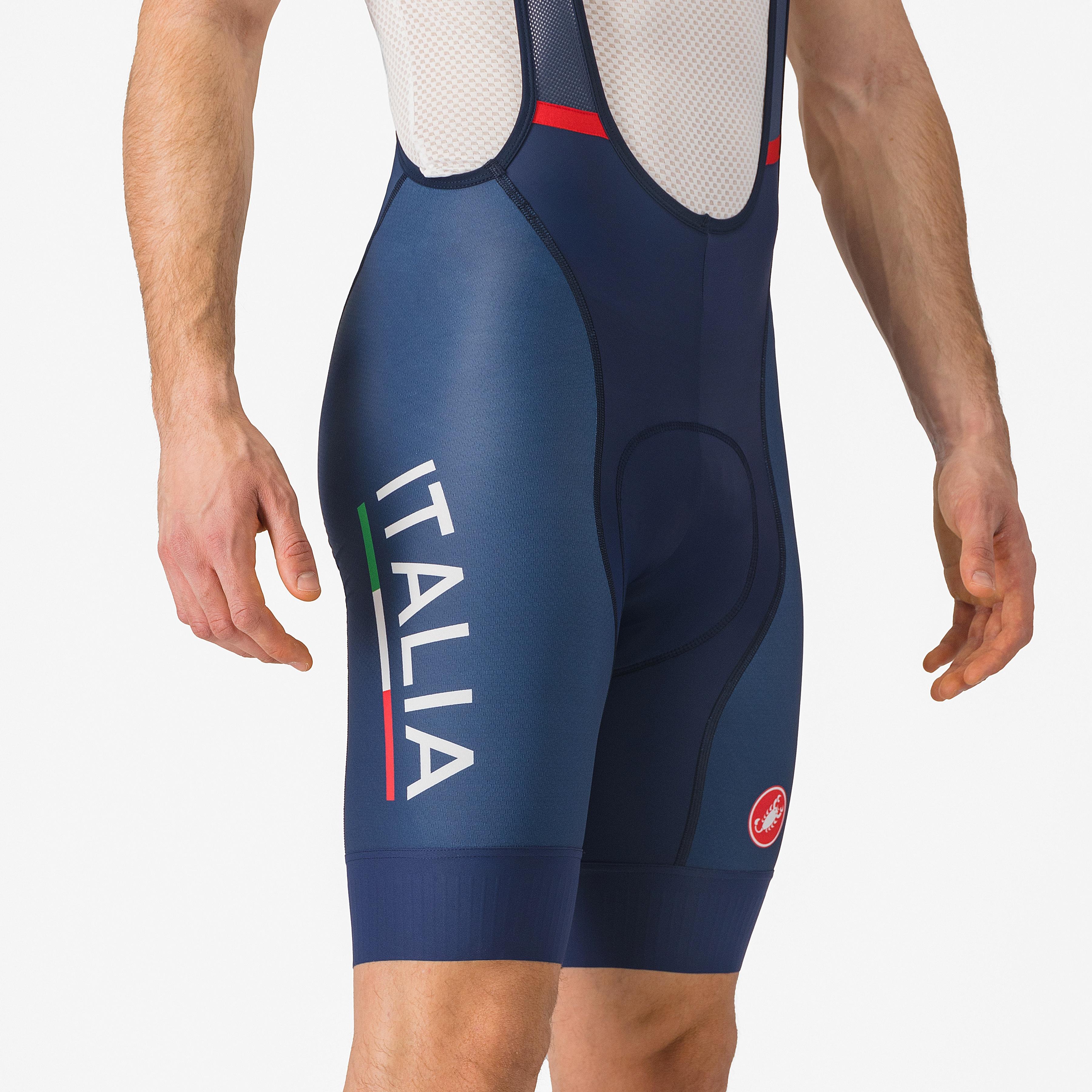 Italia competizione bibshort - belgian blue - castelli