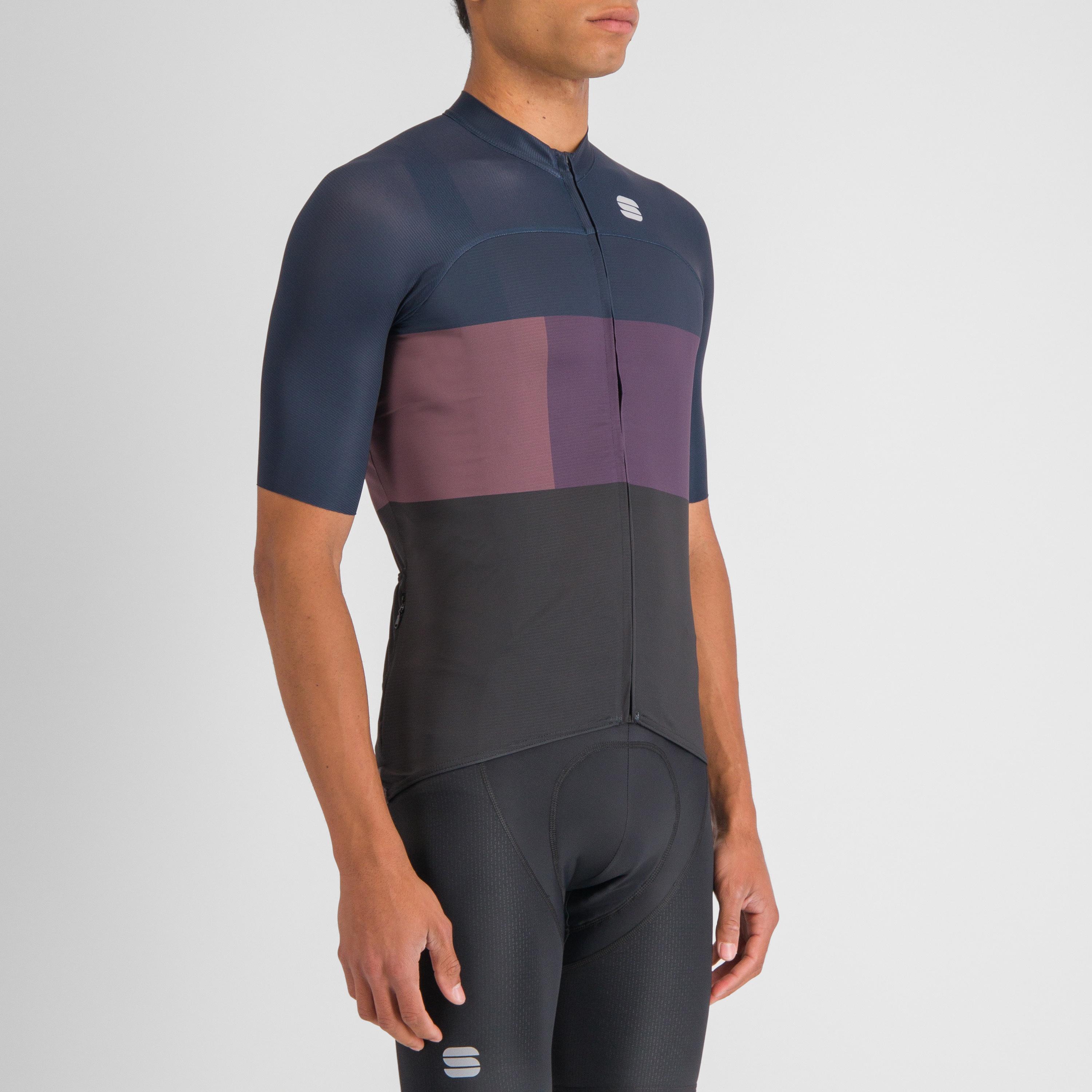 Snap jersey - black galaxy blue - sportful