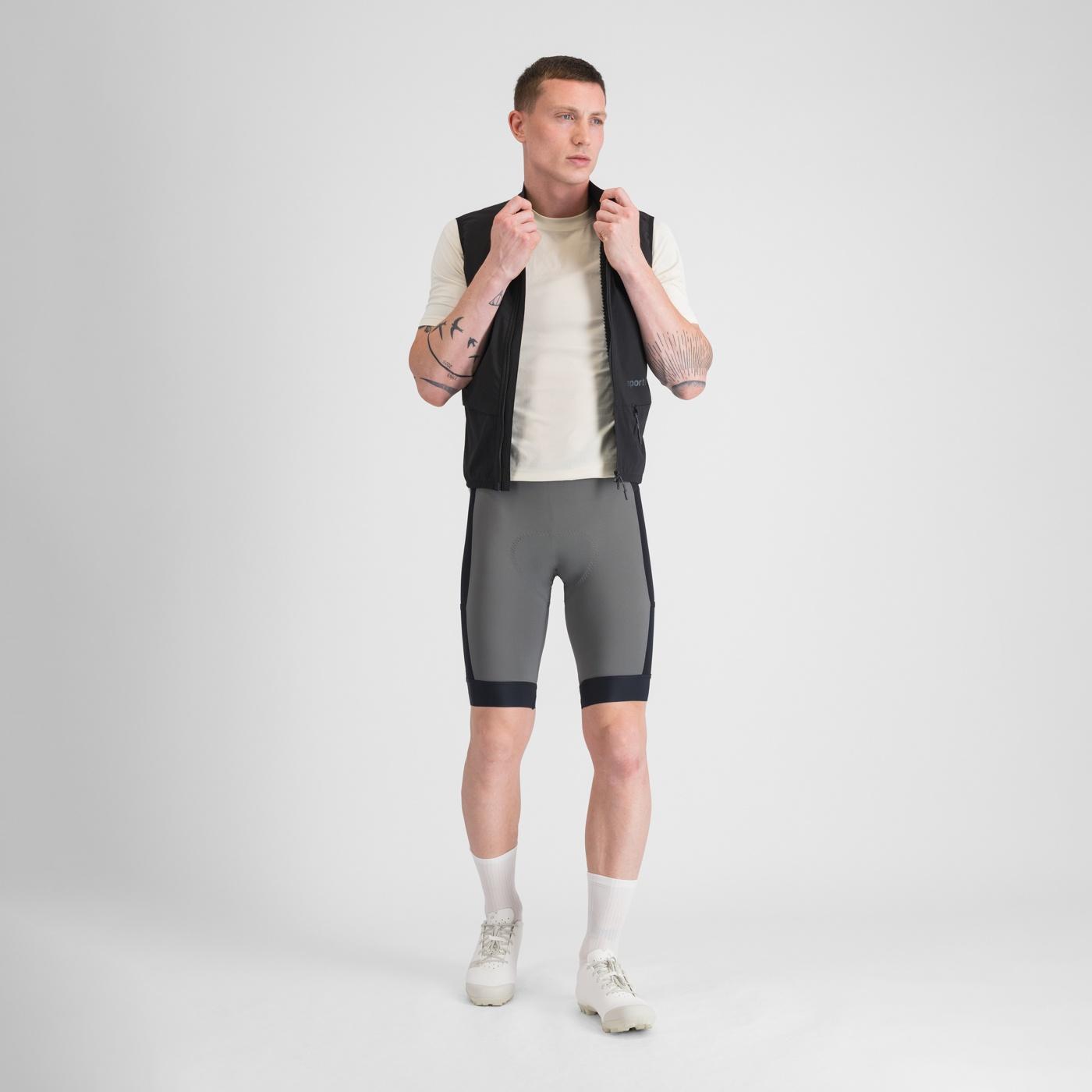 Supergiara 2 bibshort - gun metal / black - sportful