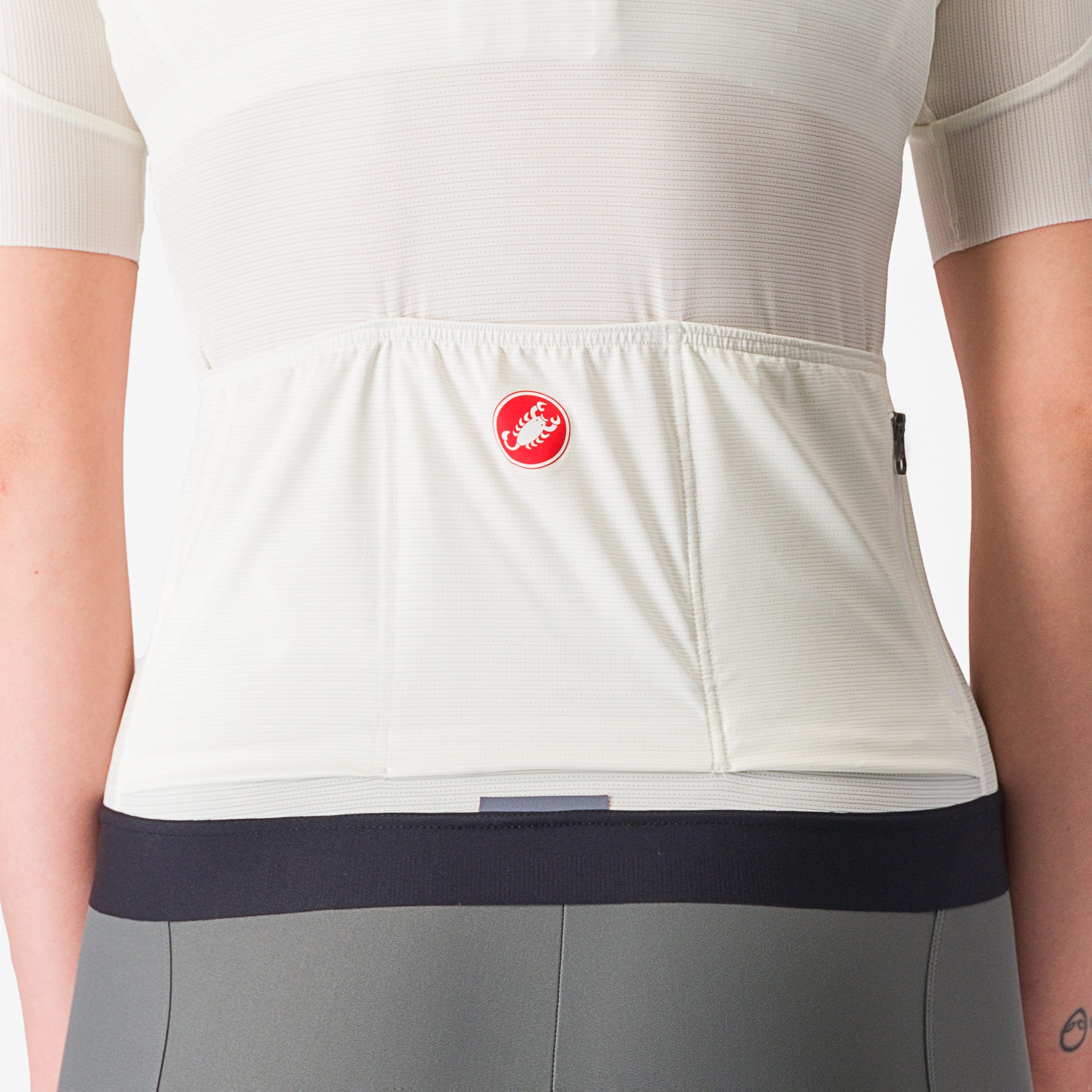Espresso  w jersey - ivory/dark gray - castelli