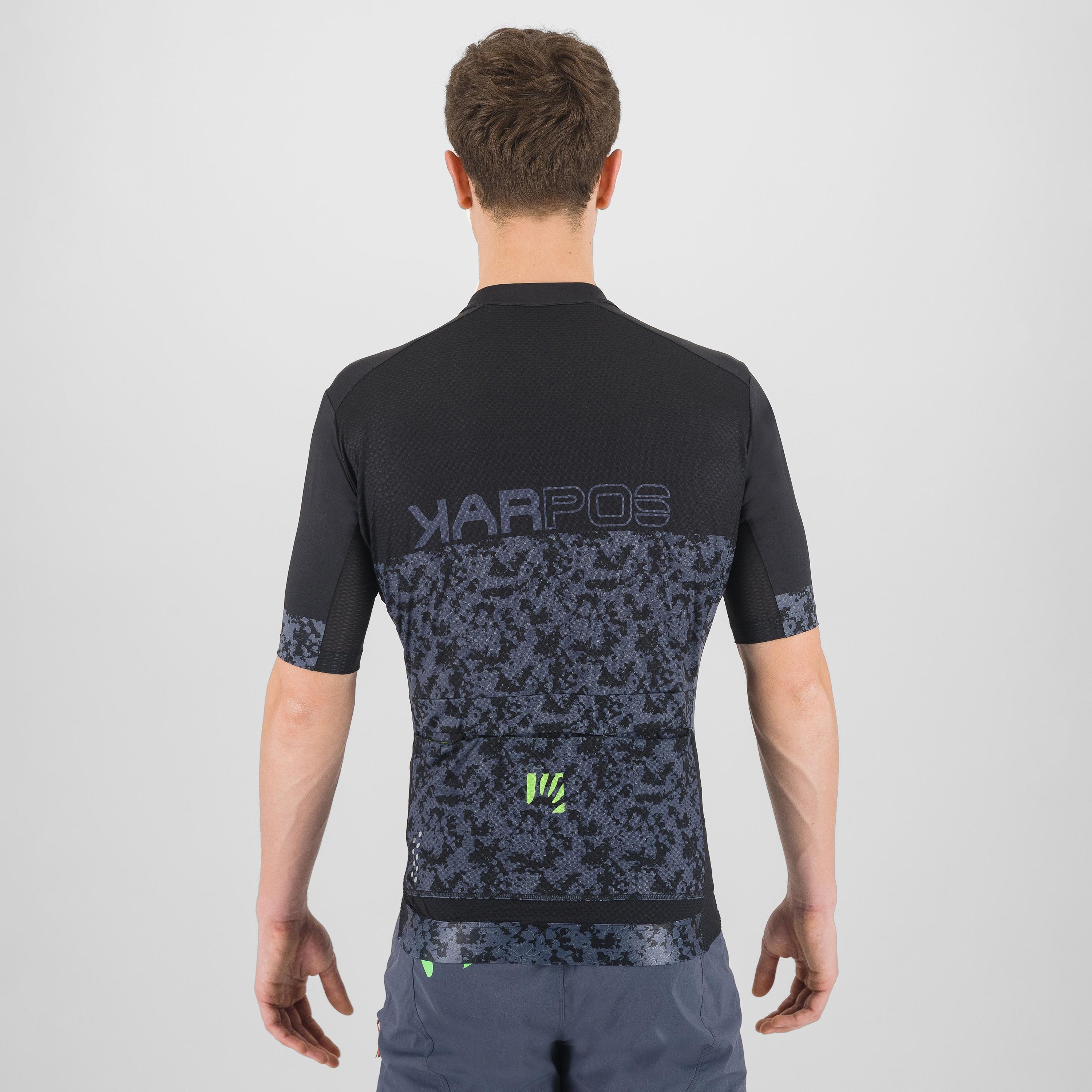 Jump jersey - black/ombre blue/green fluo - karpos