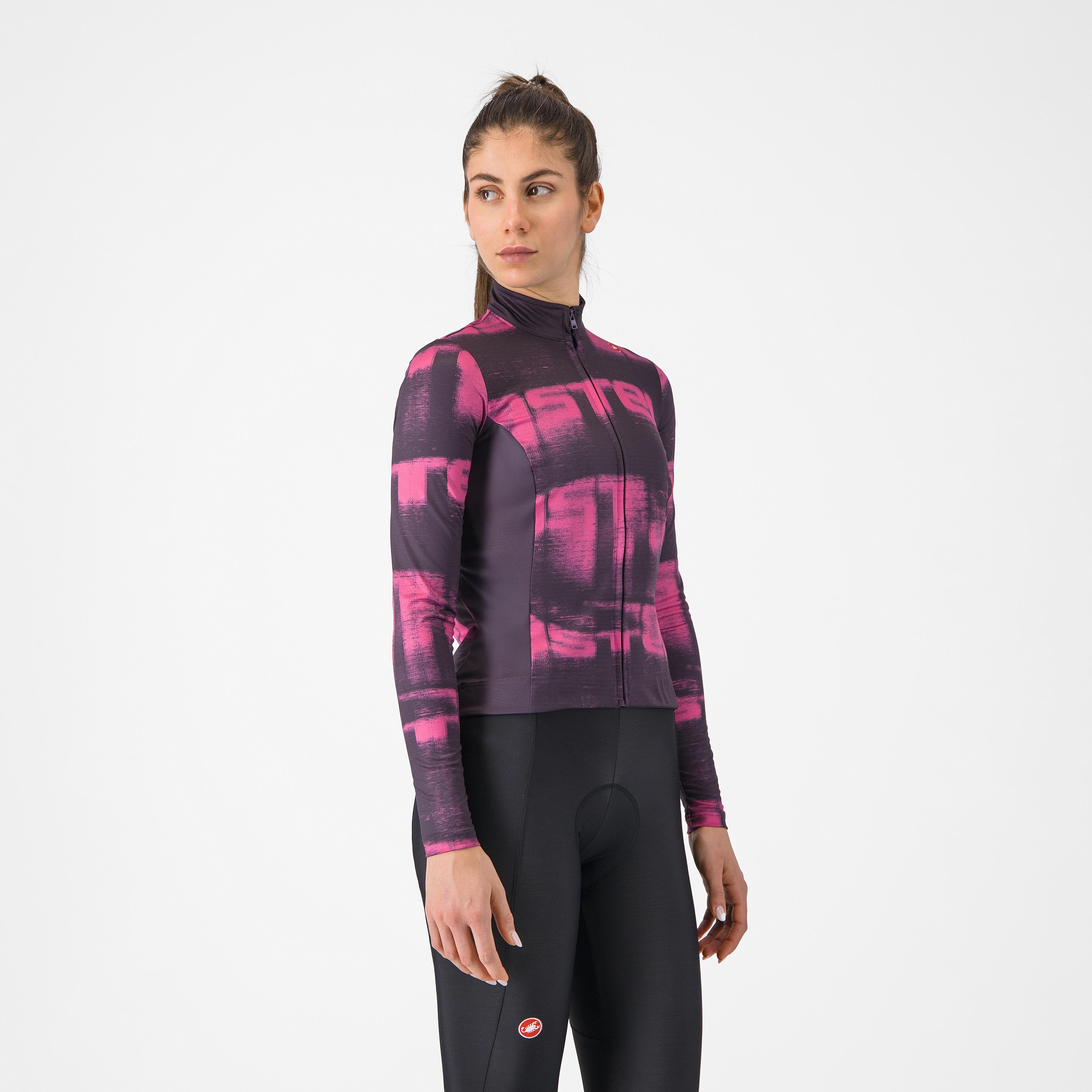 Blur thermal jersey - dark night shade/violet pink - castelli
