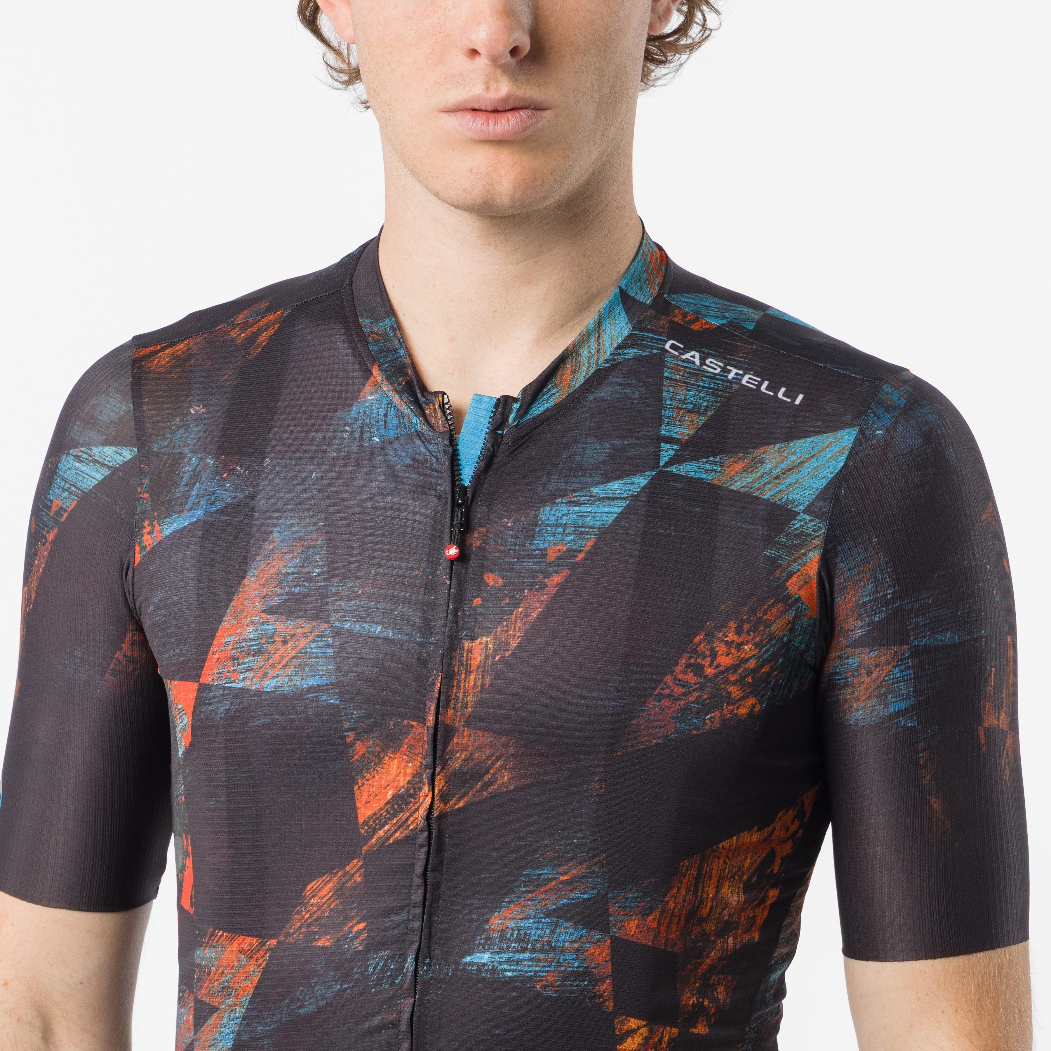 Photofinish espresso 2 jersey limited edition - black zip - castelli