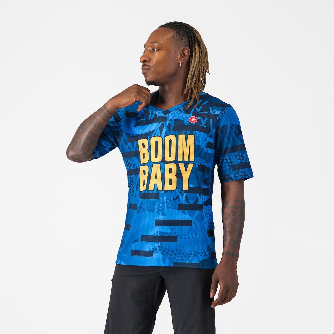 Boombaby 2 trail jersey - blue/gold - castelli