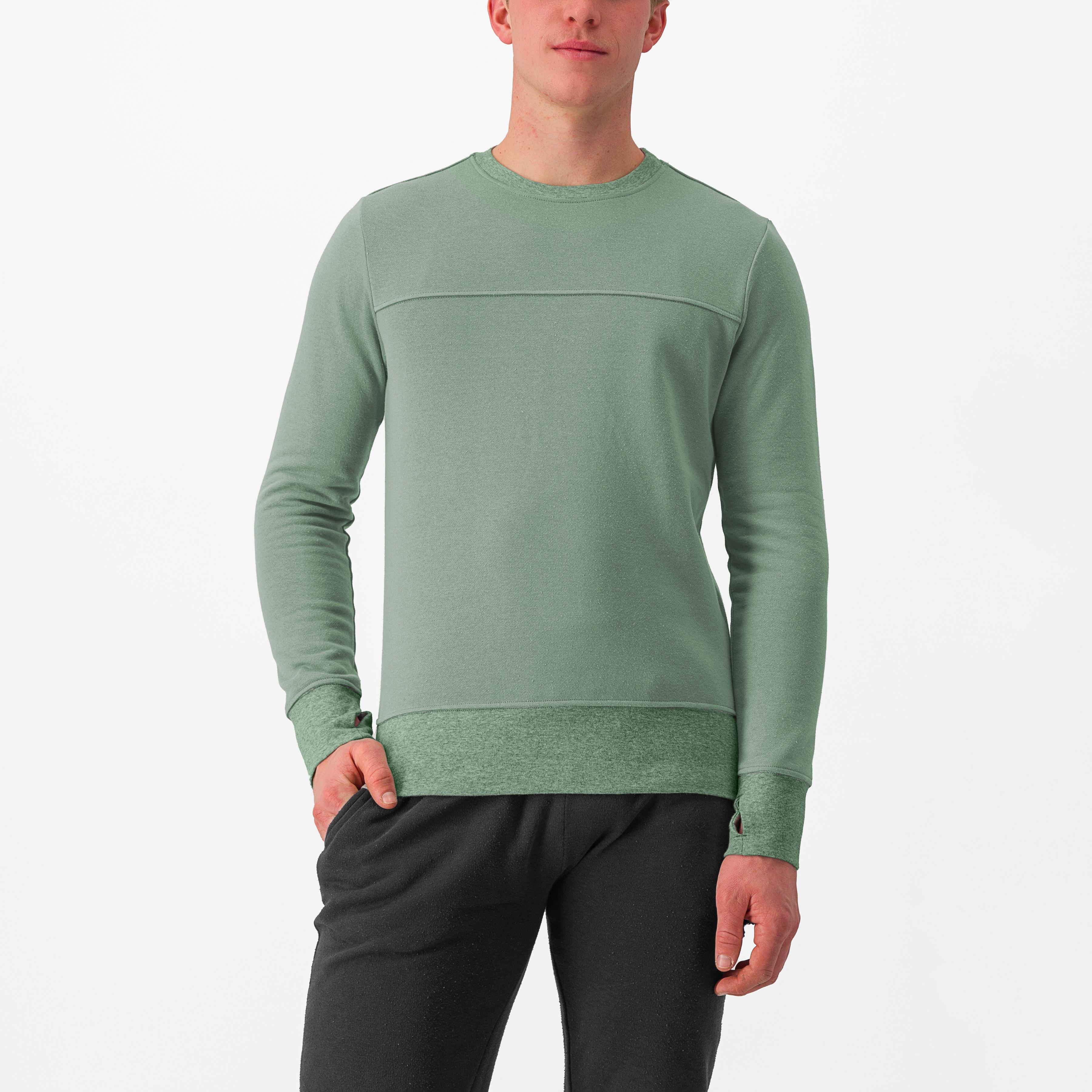 Logo sweatshirt - defender green - castelli