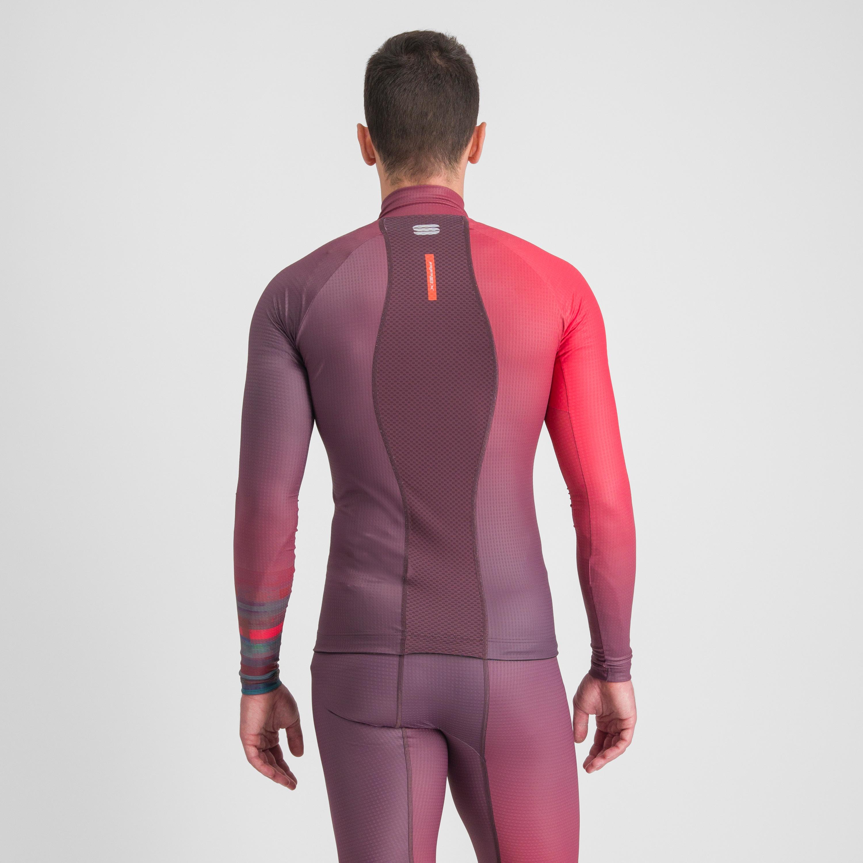 Apex jersey - huckleberry/tango red - sportful
