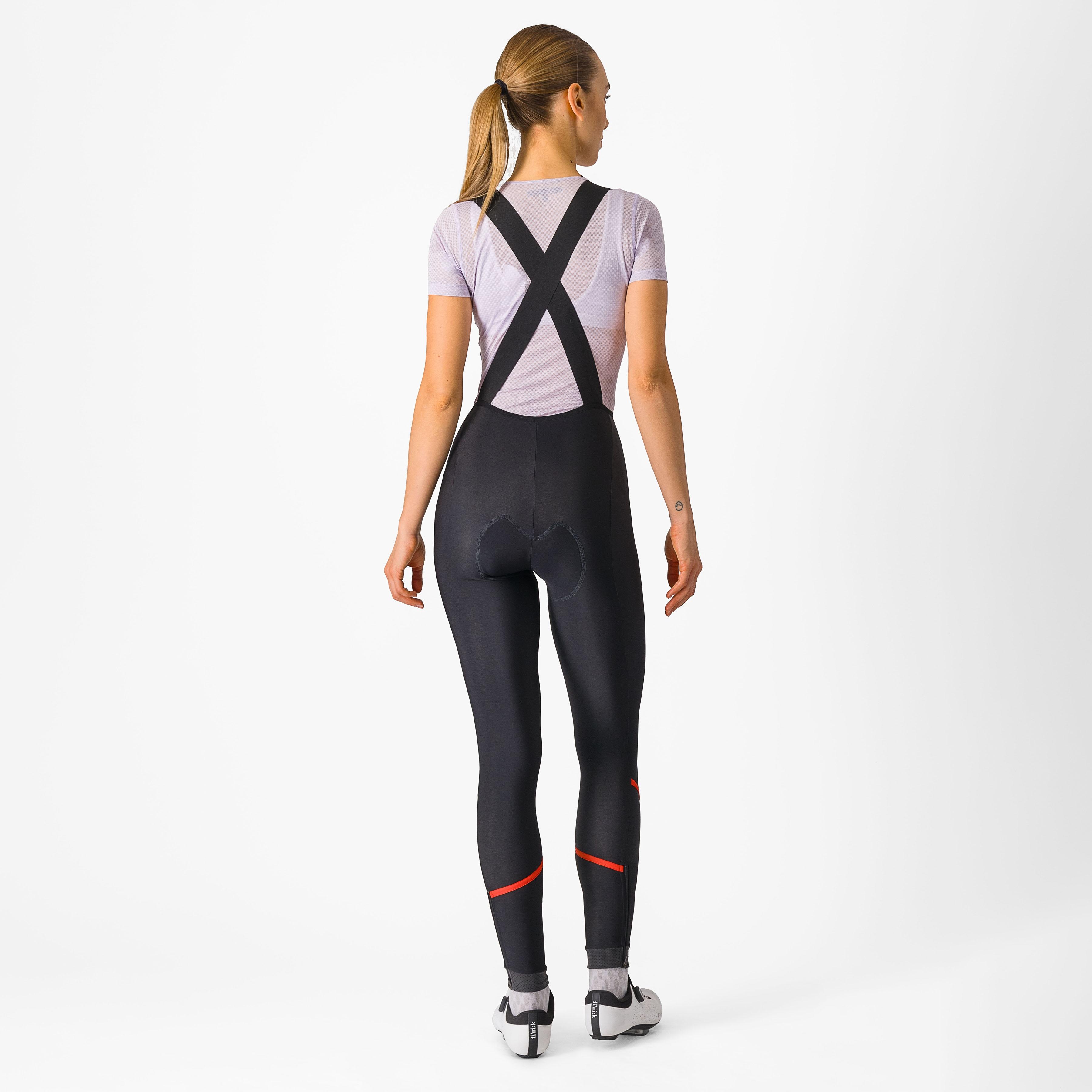 Velocissima dt bibtight - black/hibiscus - castelli