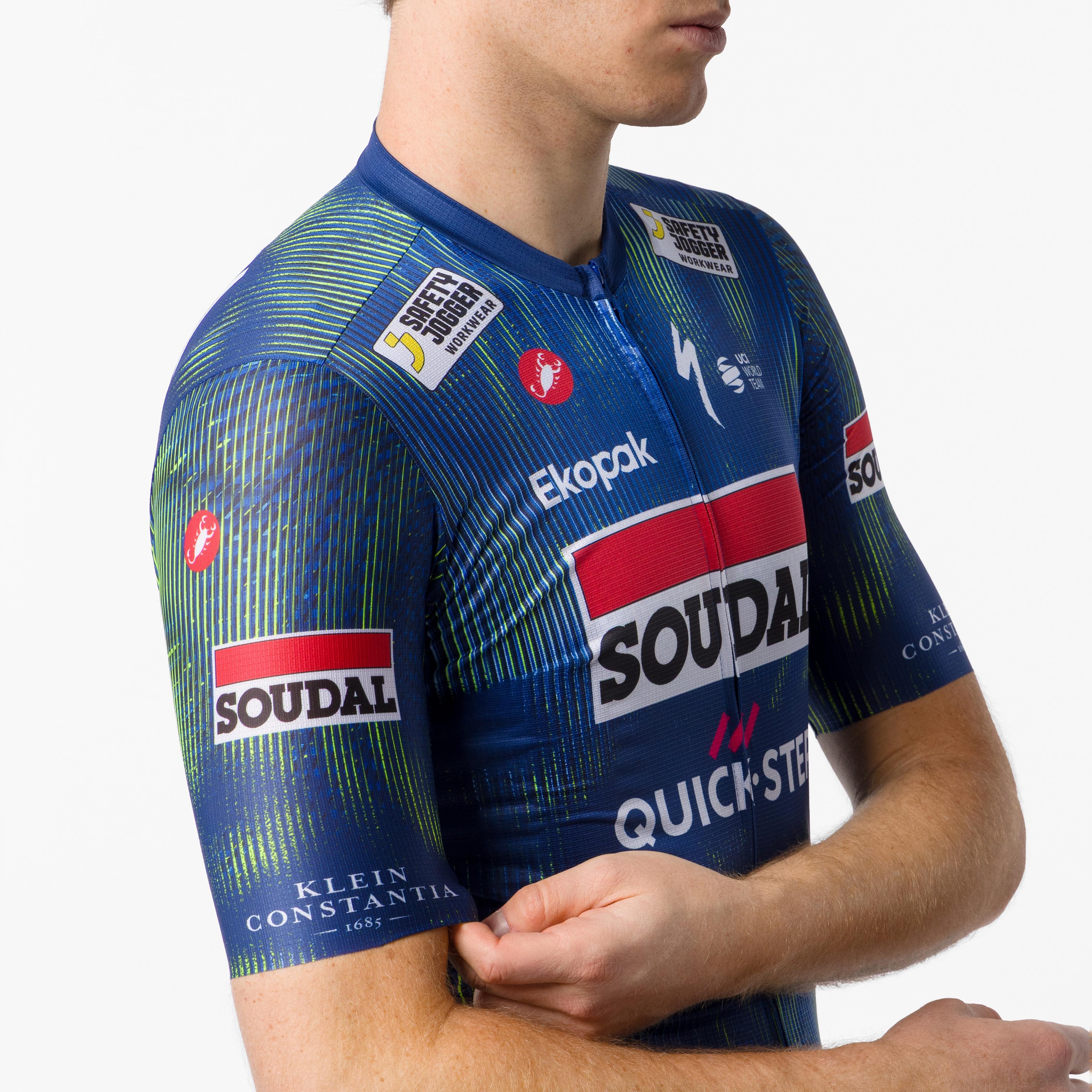 Competizione 4 jersey - blue/electric lime - castelli