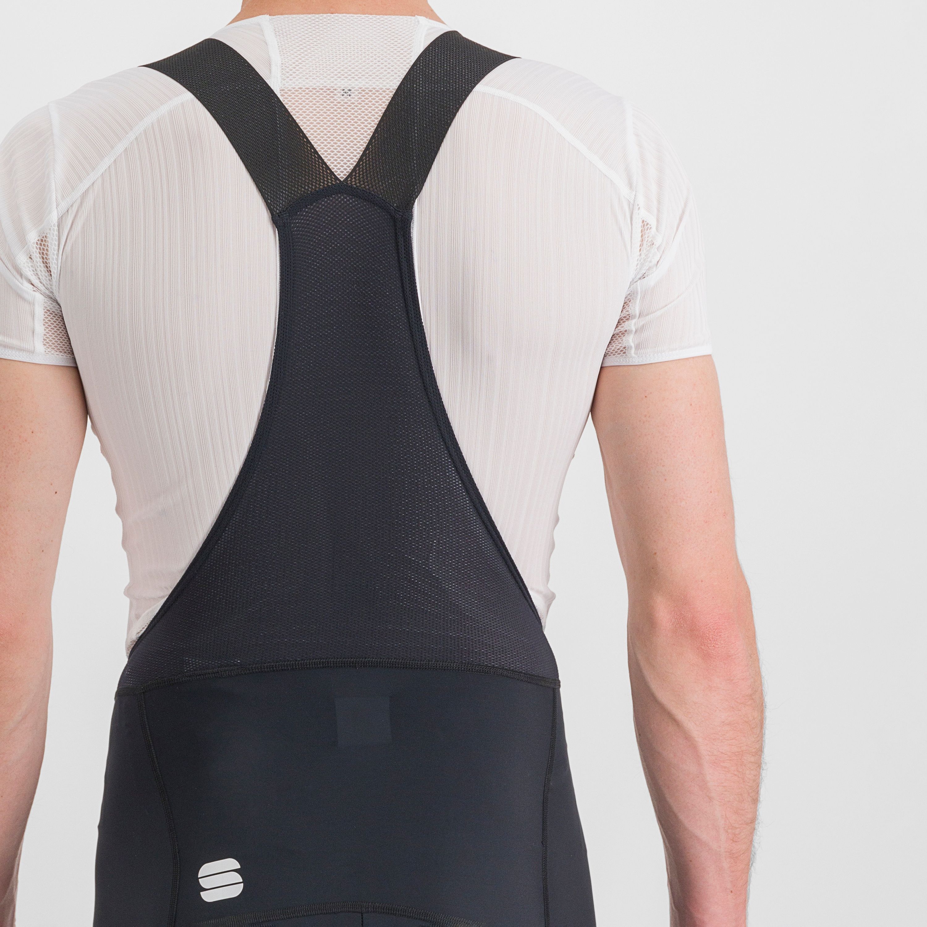 Classic bibshort - black chili red - sportful
