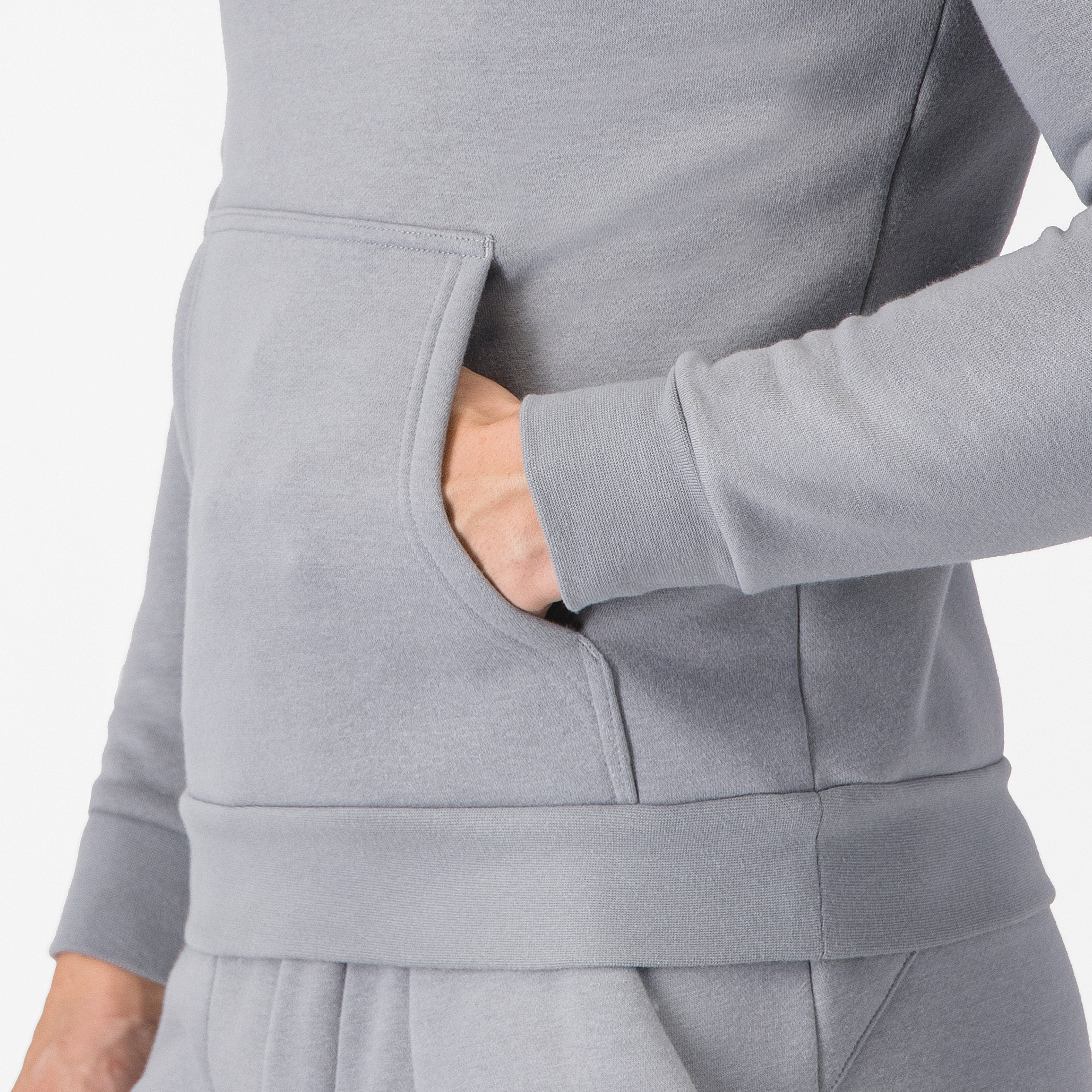 Classico hoodie - cool gray 8c - castelli