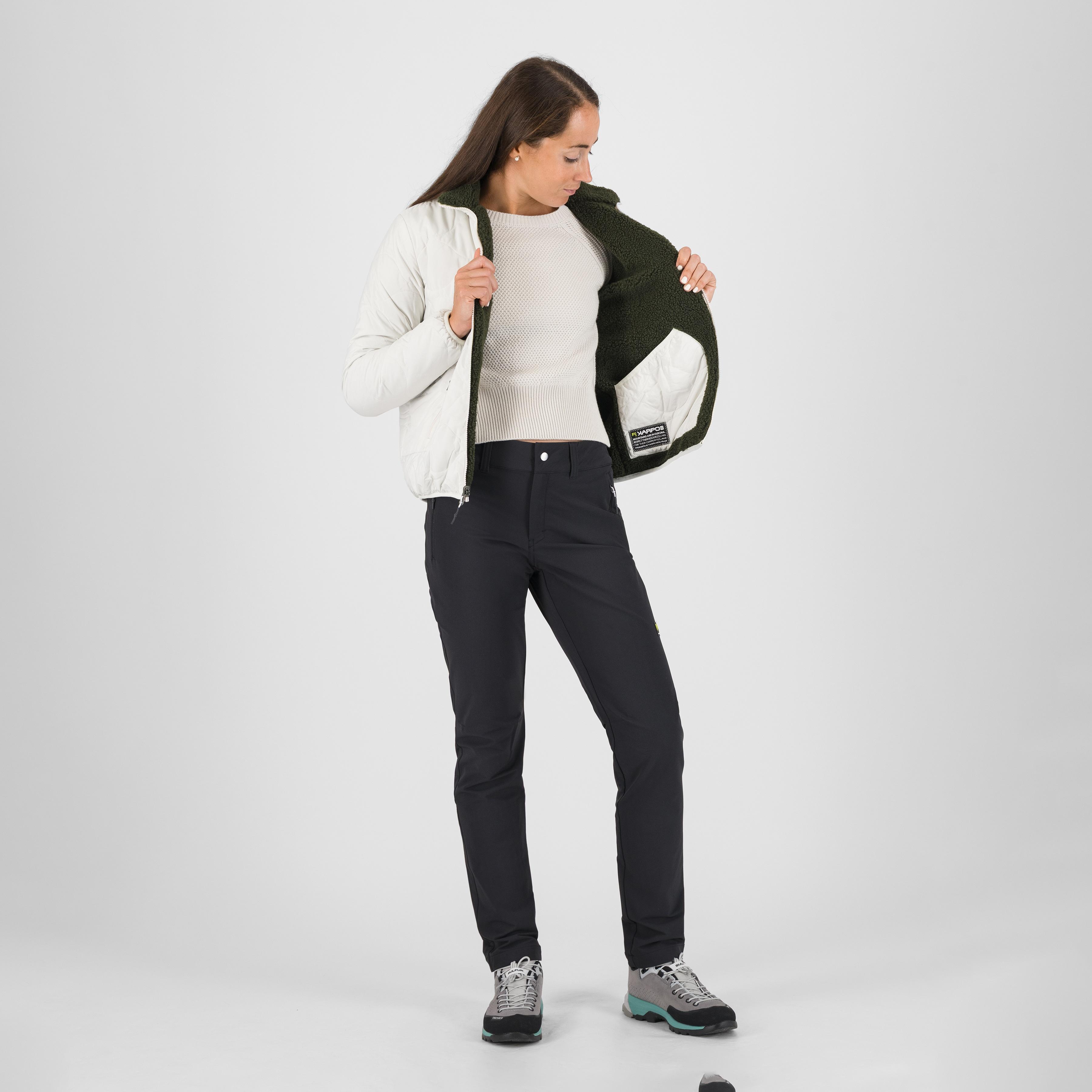 Sennes w jacket - vaporous gray/four leafe - karpos