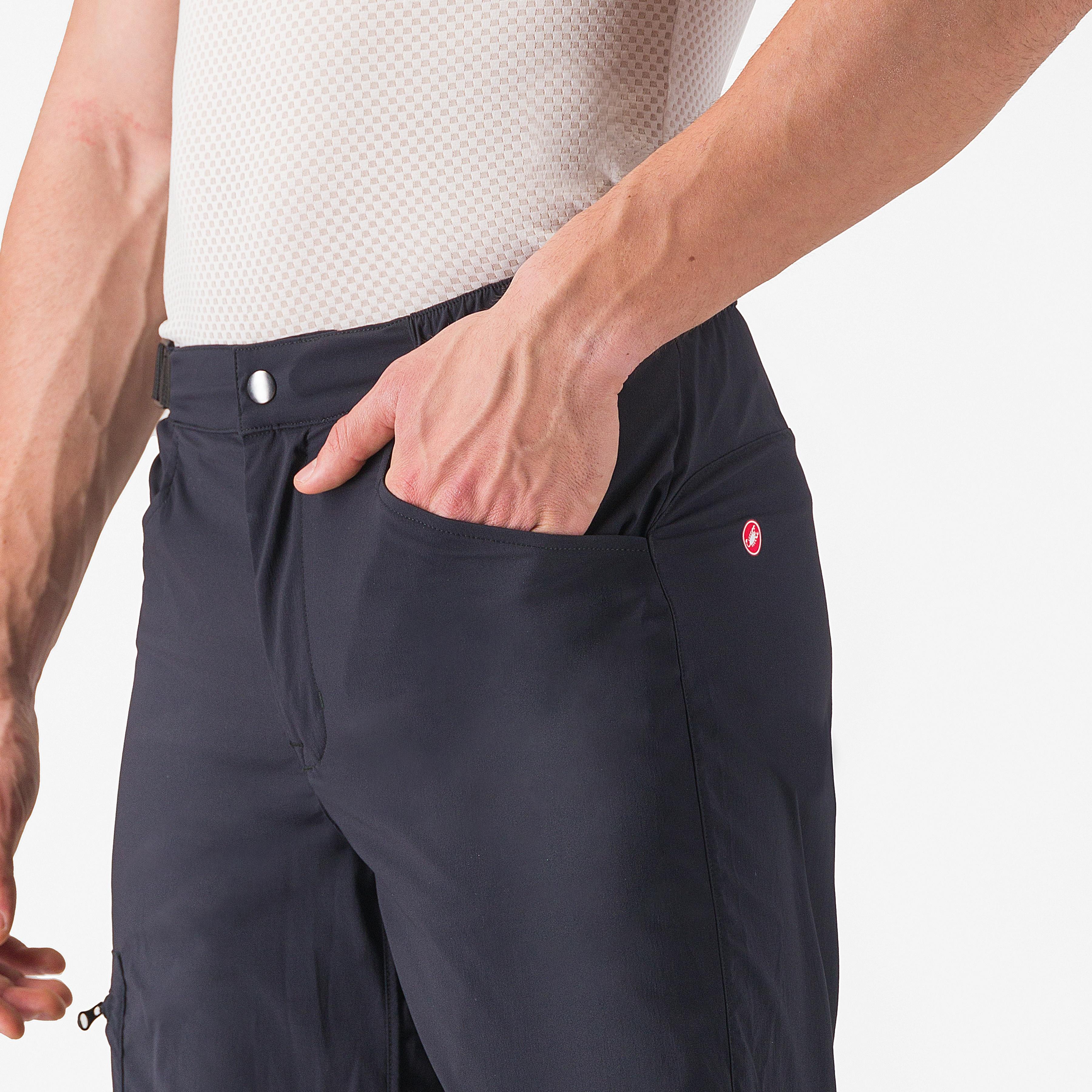 Unlimited adventure baggy short - black - castelli