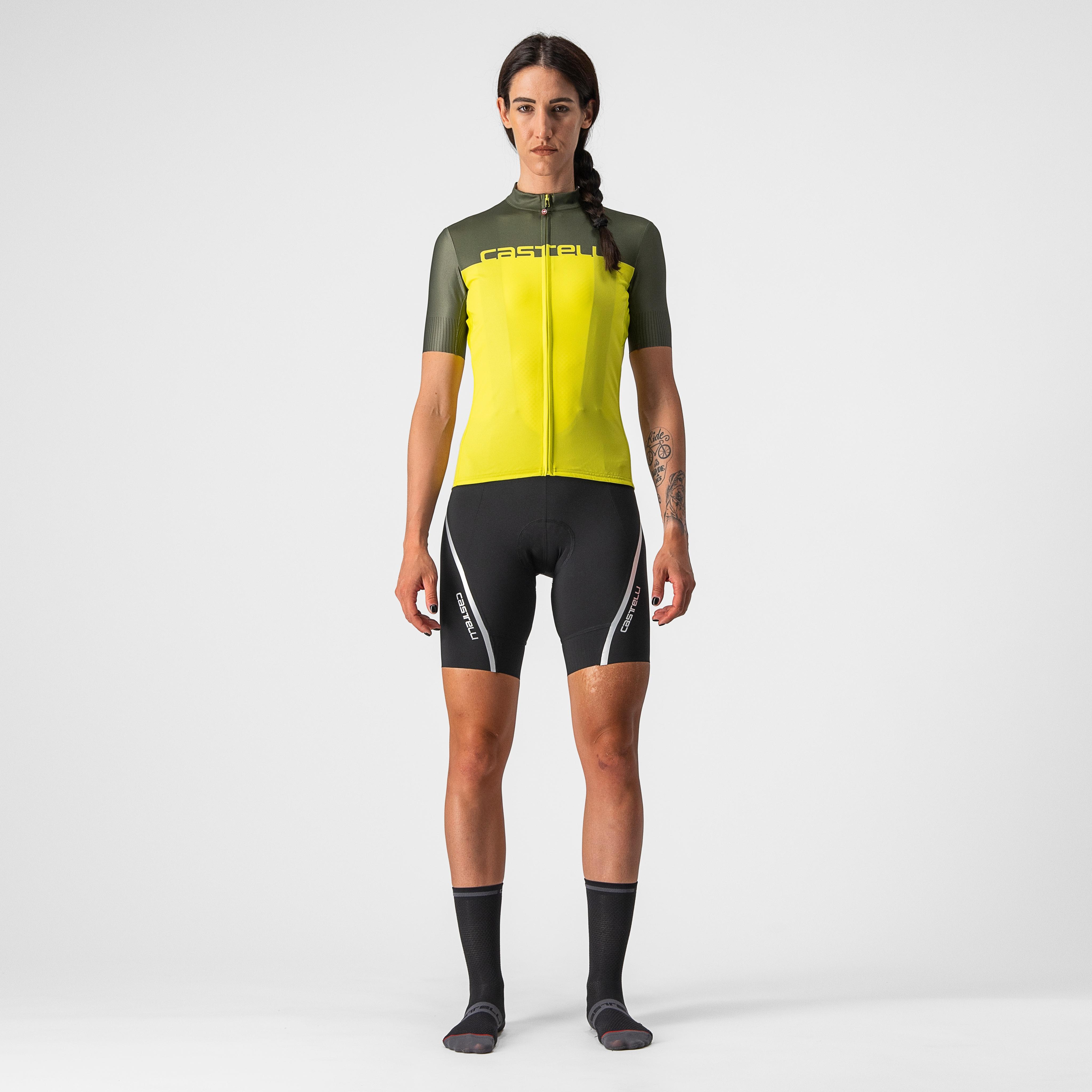 Velocissima jersey - sulphur/military green - castelli