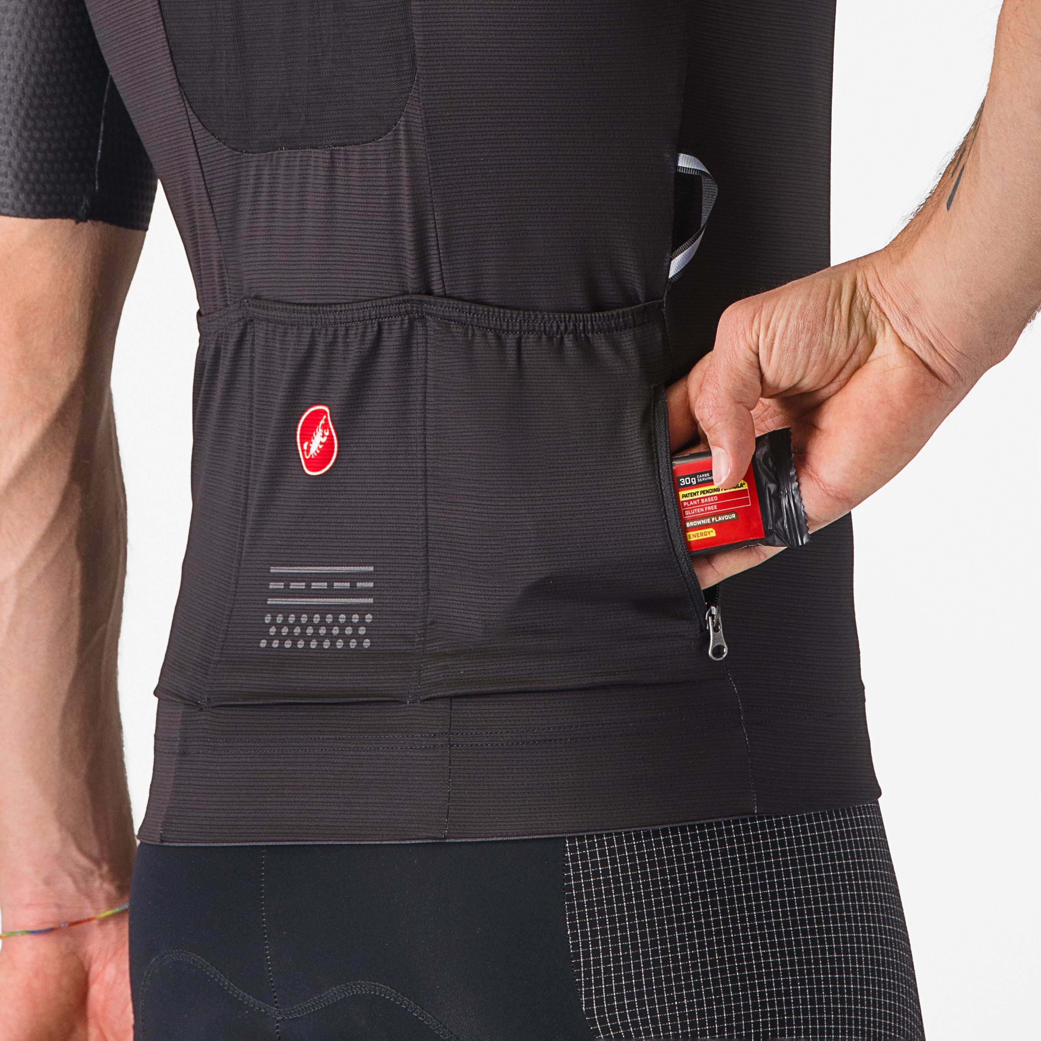 Unlimited pro jersey - light black - castelli