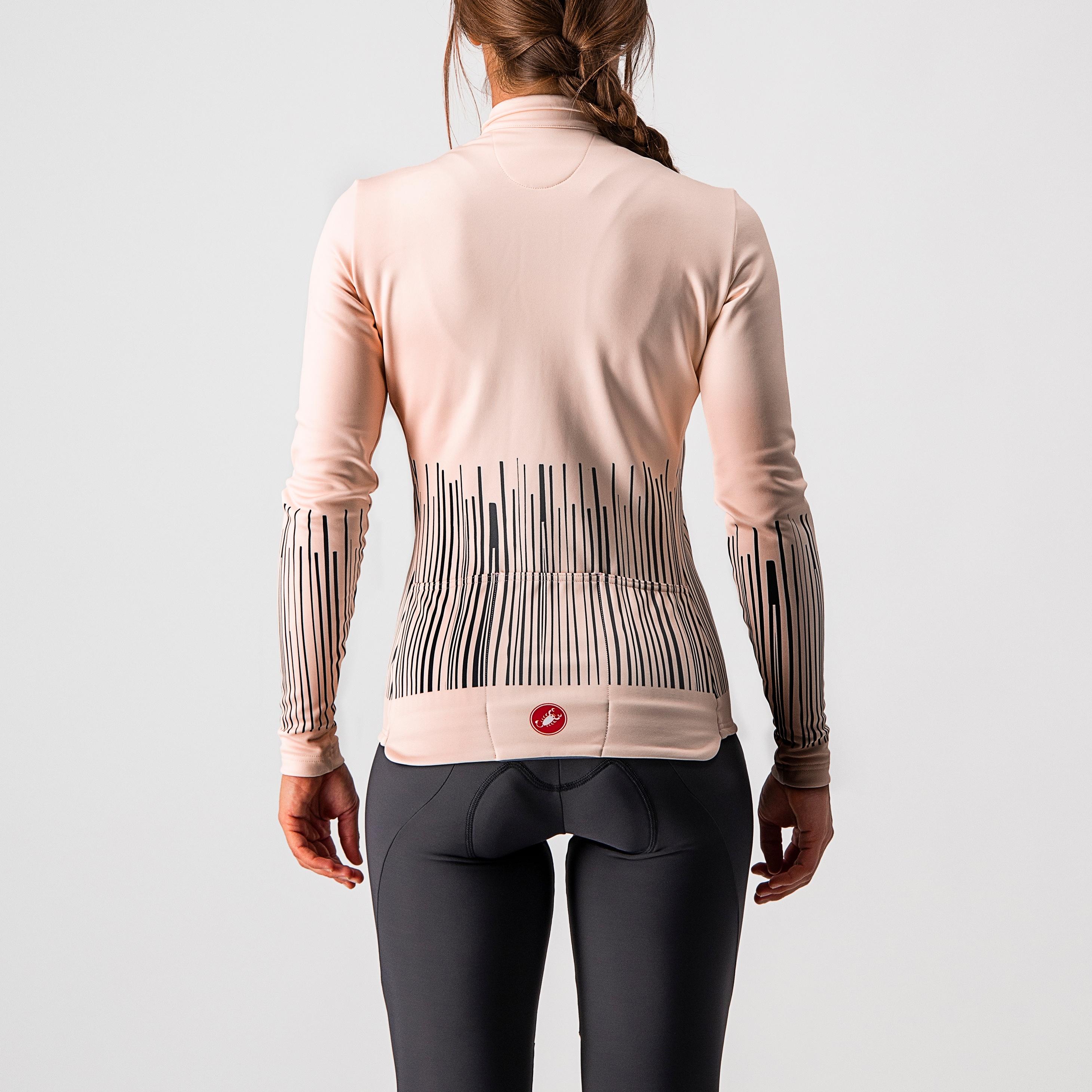 Sorpresa jersey fz - soft pink/dark gray - castelli