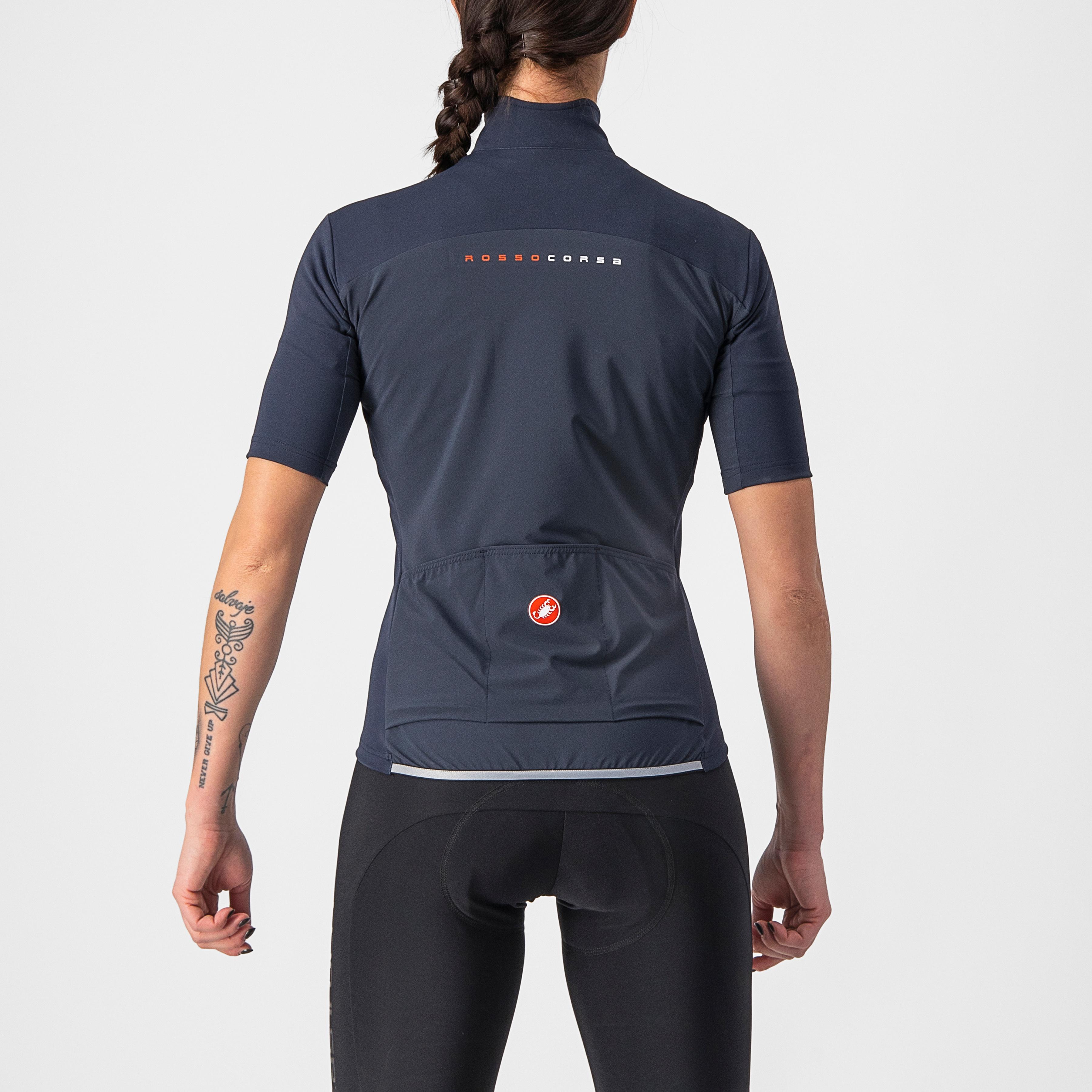 Perfetto ros 2w wind jersey - savile blue - castelli