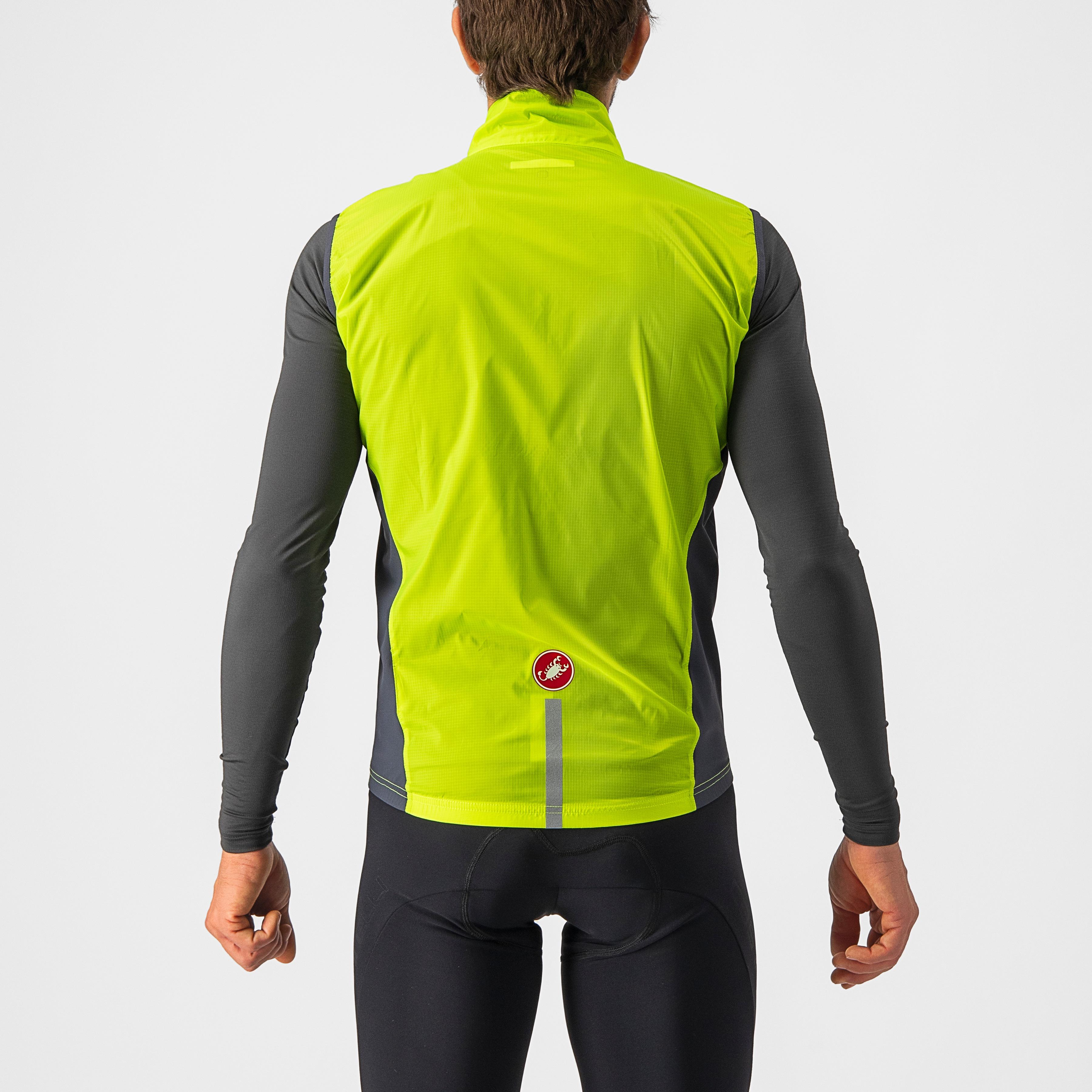 Squadra stretch vest - electric lime/dark gray - castelli