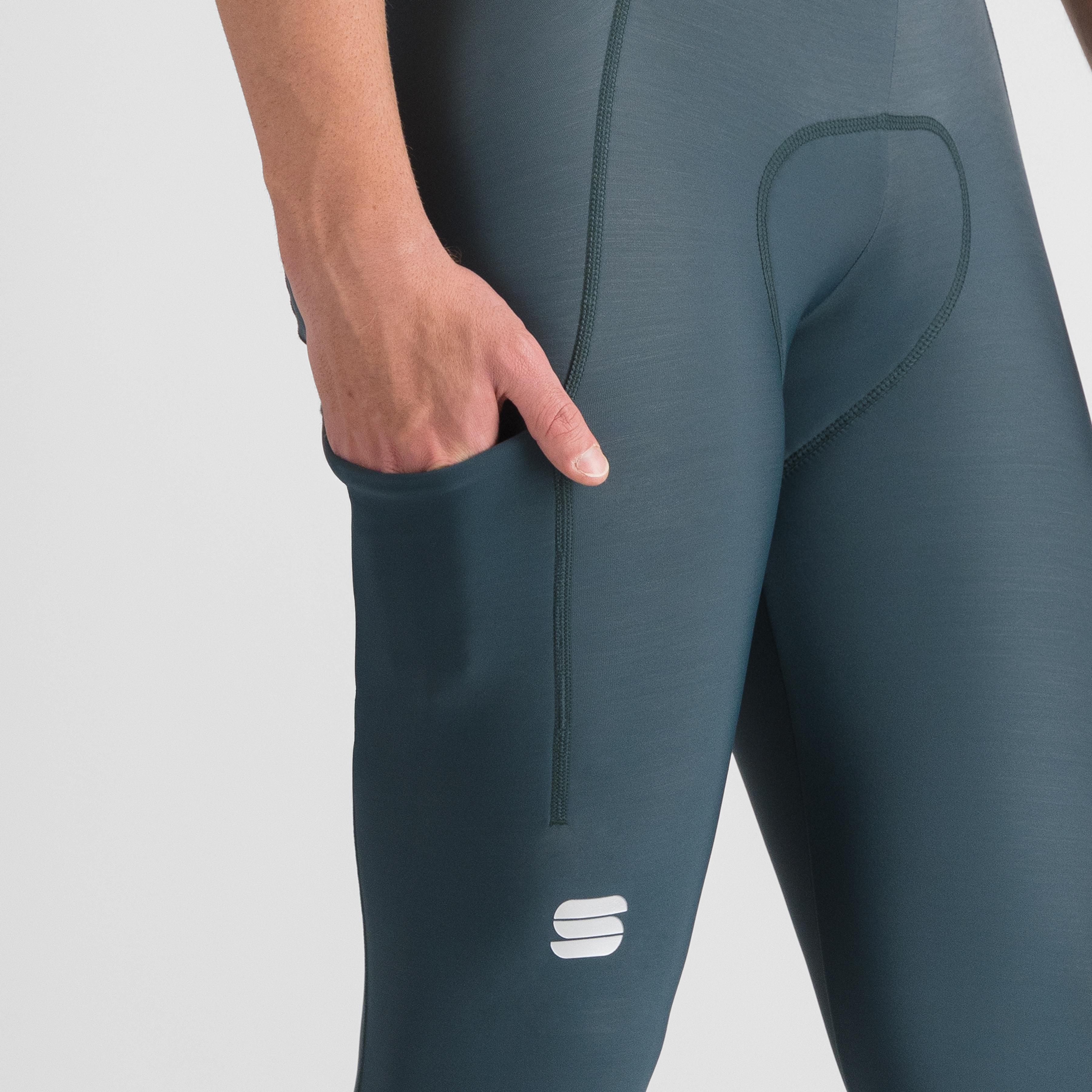 Supergiara bibtight - deep green black - sportful