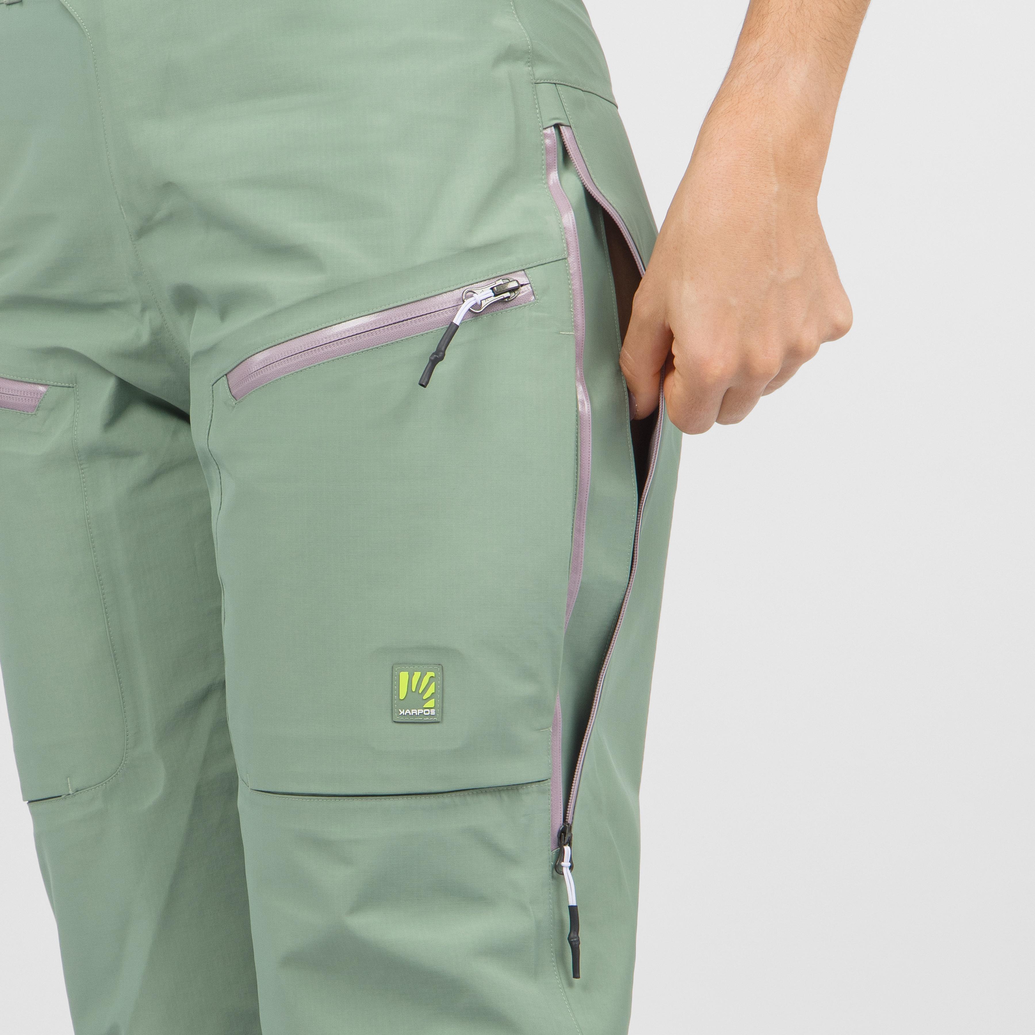 Squall w pants - hedge/lilac - karpos