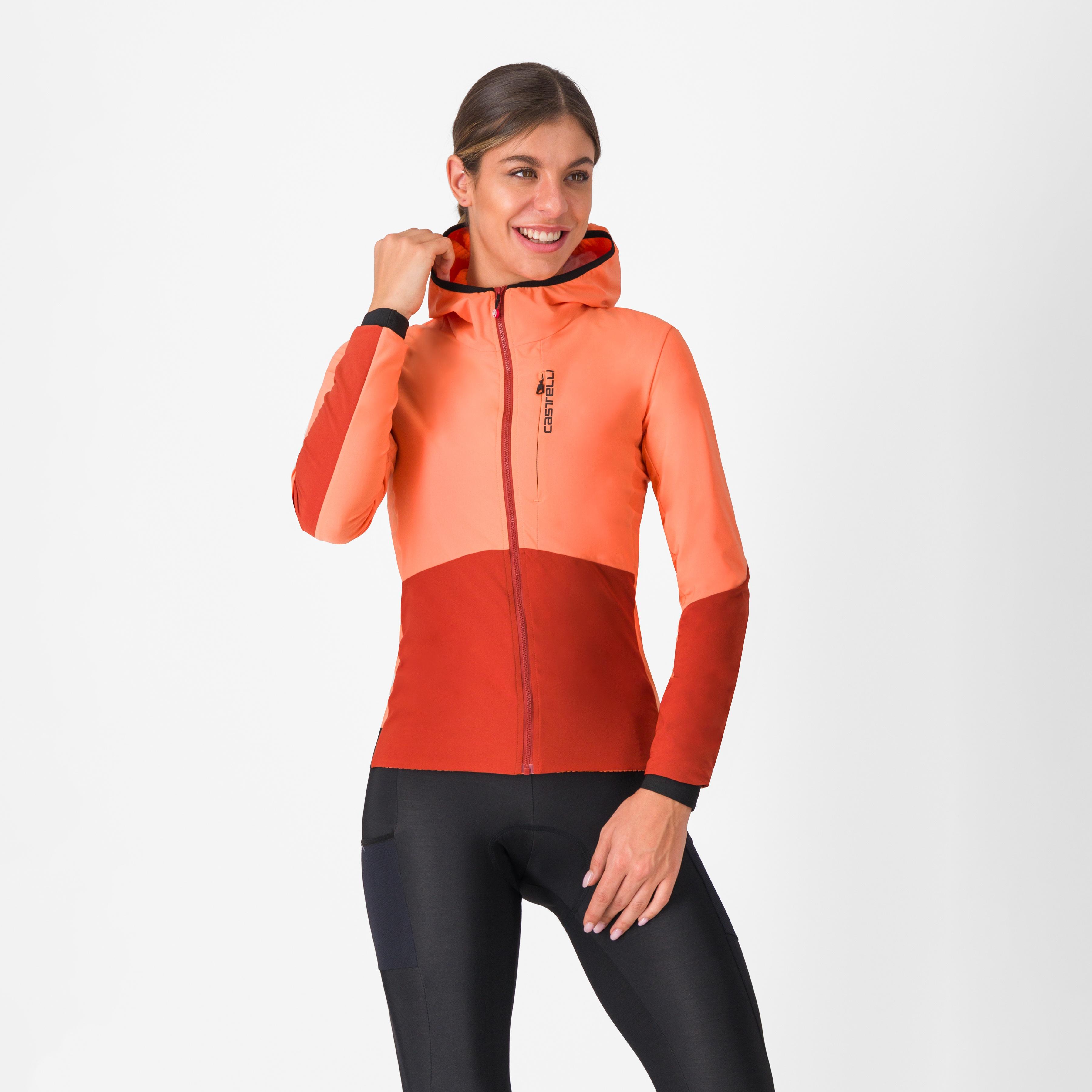 Fly unltd w jacket - melon/red ochre - castelli