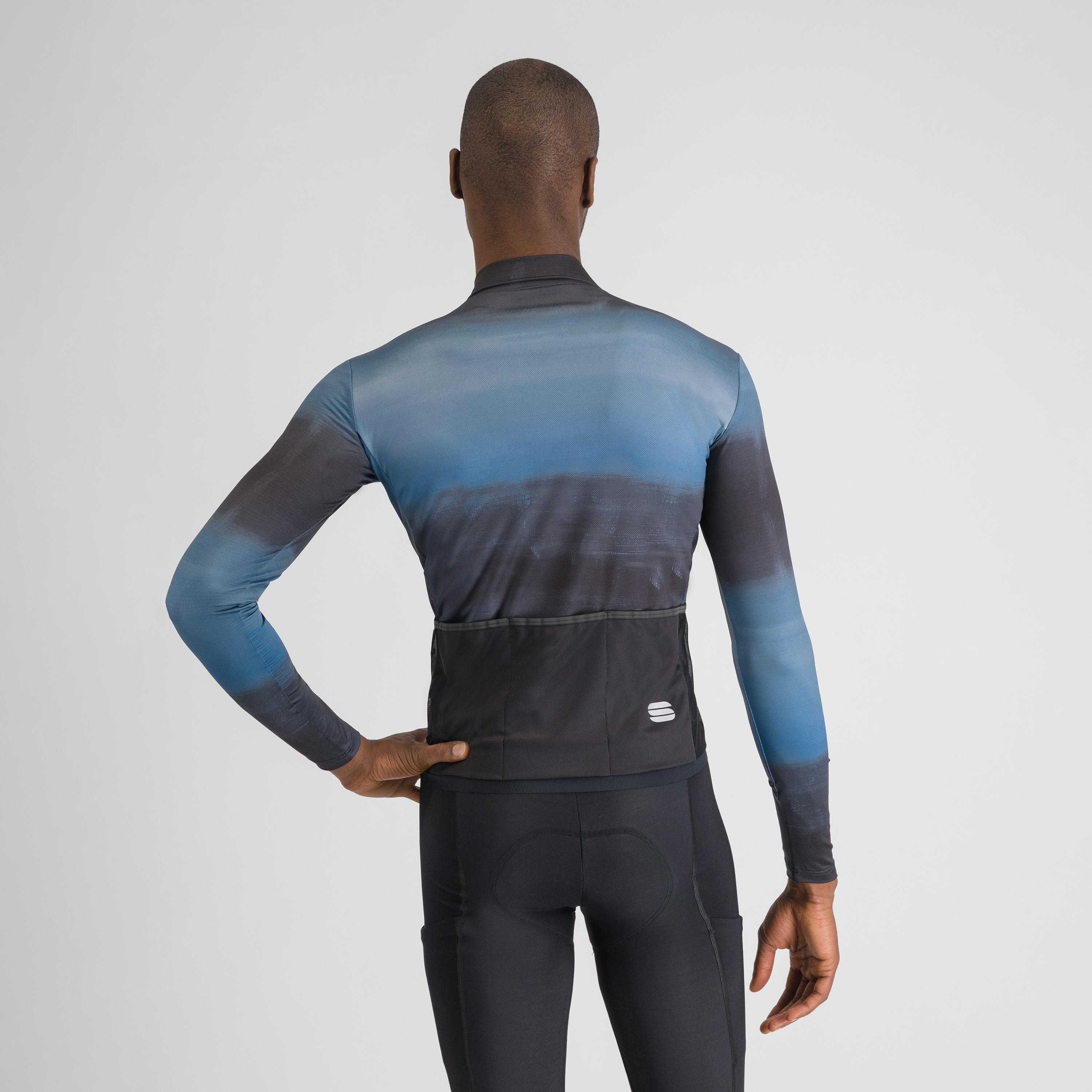 Flow  supergiara thermal jersey - teal blu - sportful
