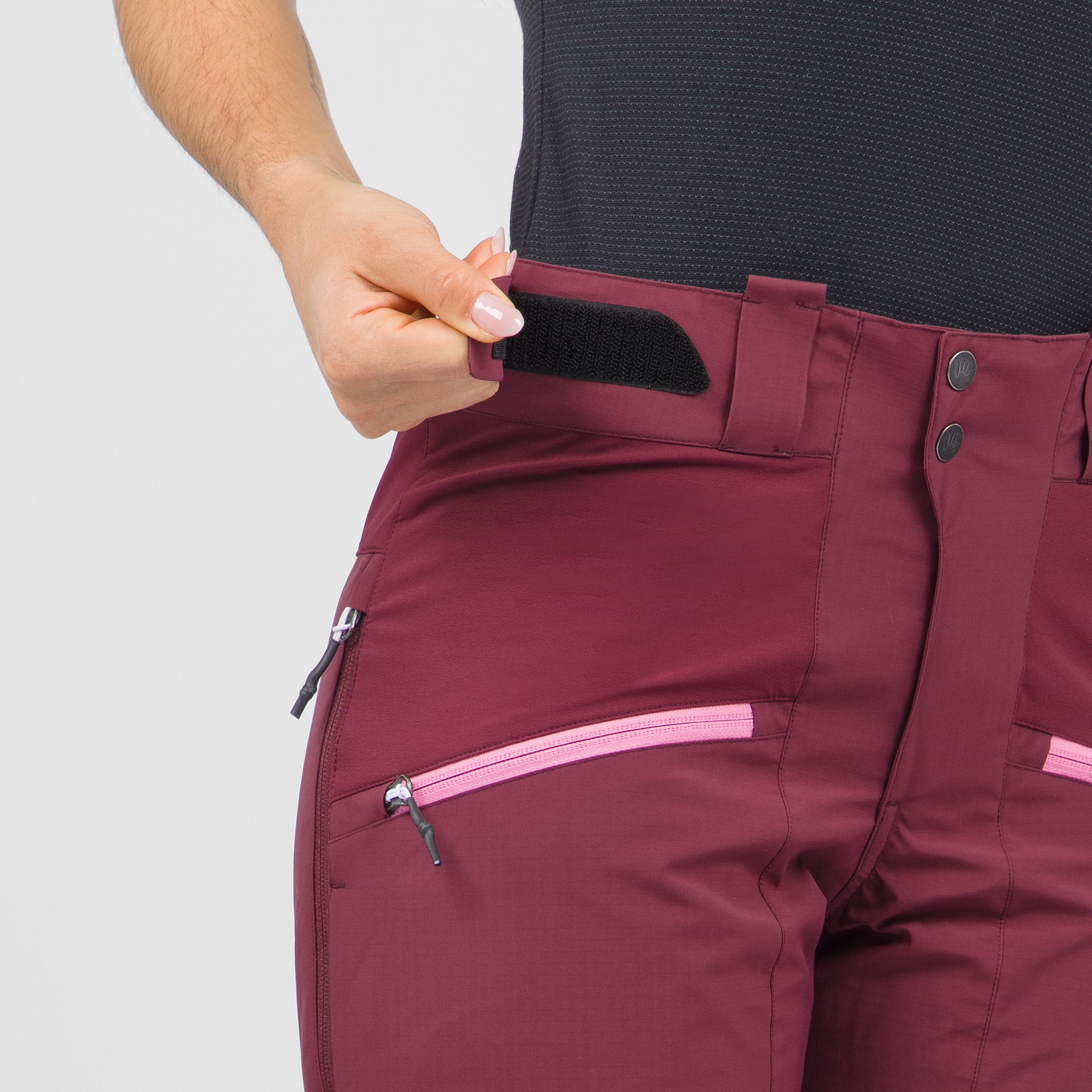 Marmolada evo w pants - crimson/pink power - karpos