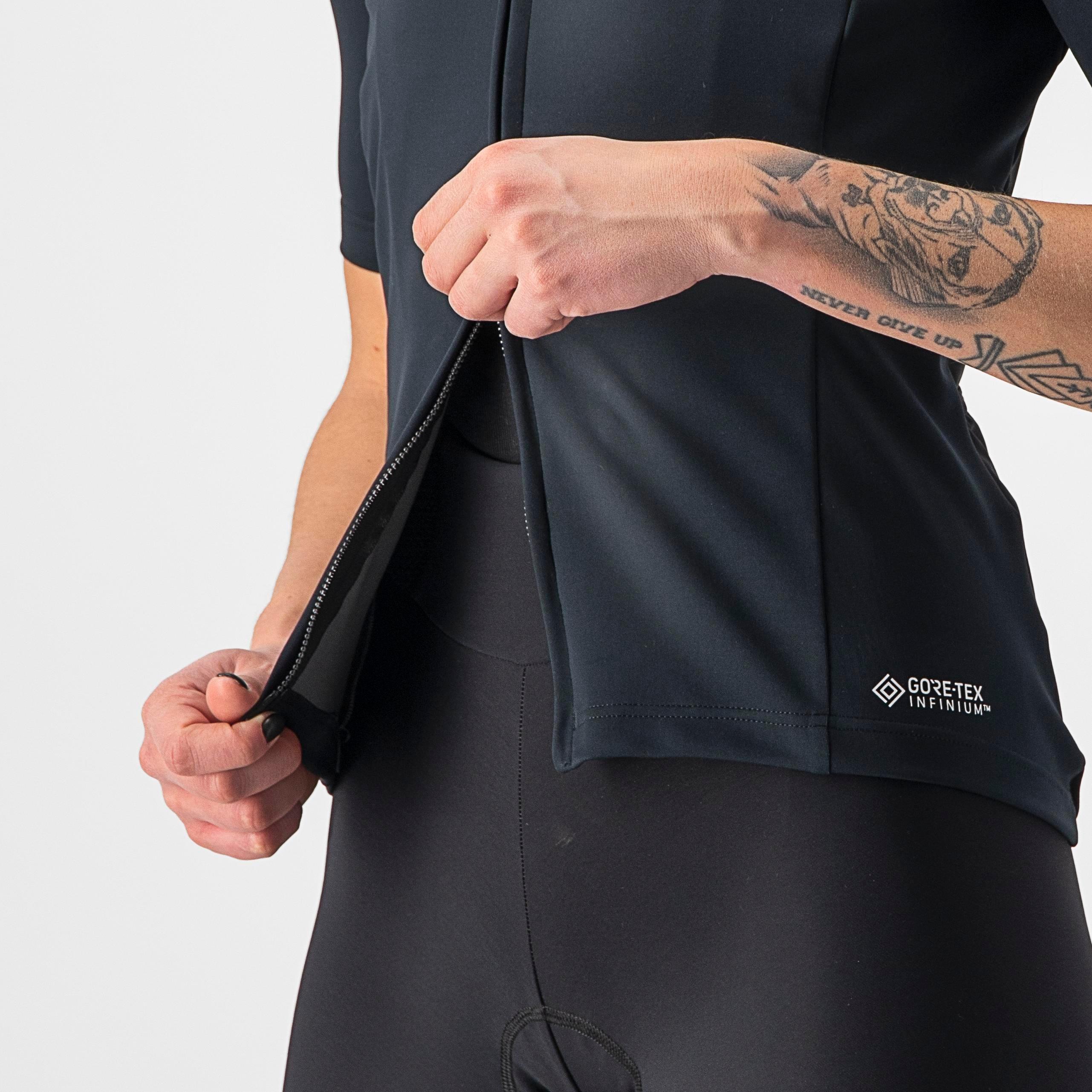 Perfetto ros 2w wind jersey - light black - castelli
